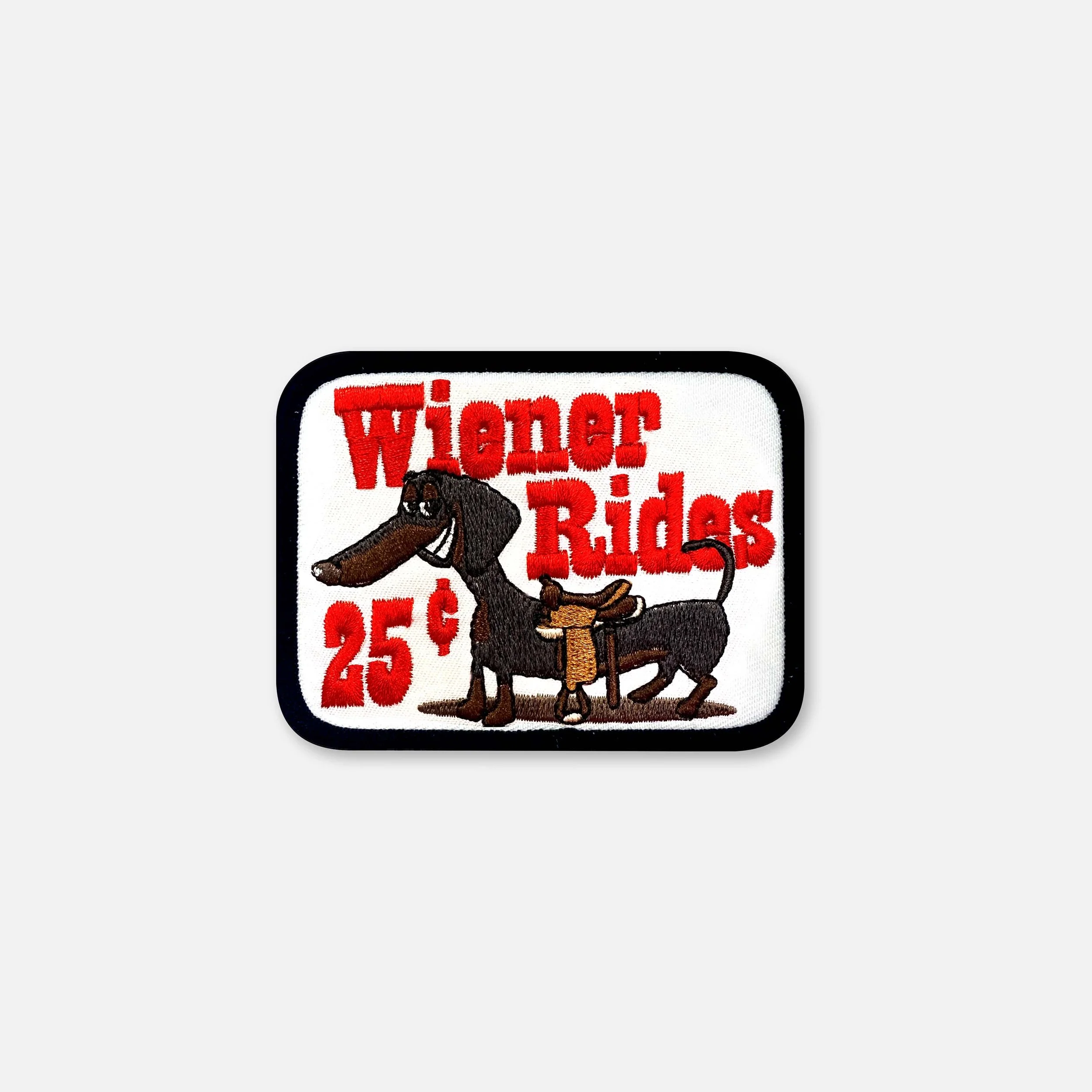 WIENER RIDES PATCH - SMALL