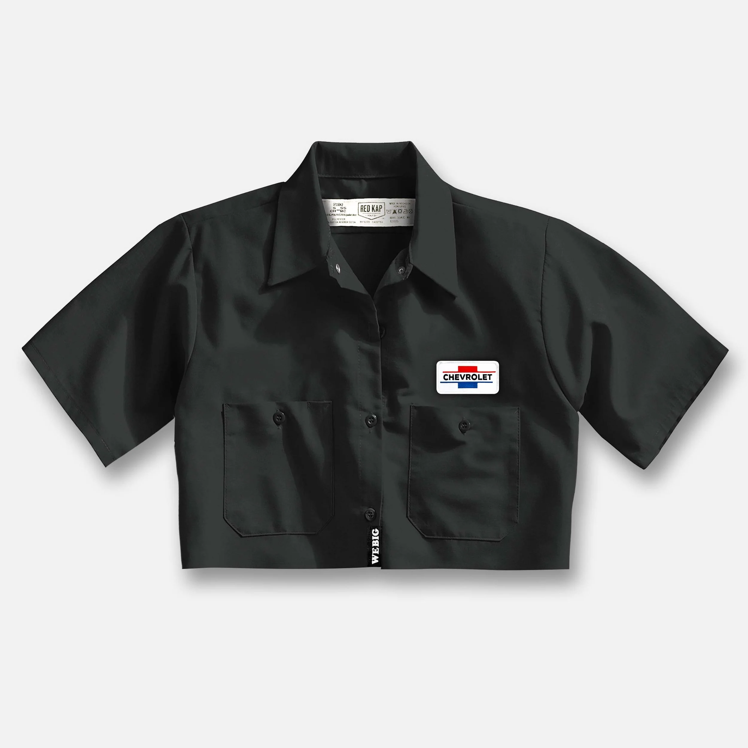 WOMENS CHEVY CLASSIC CROP MECHANICS SHIRT