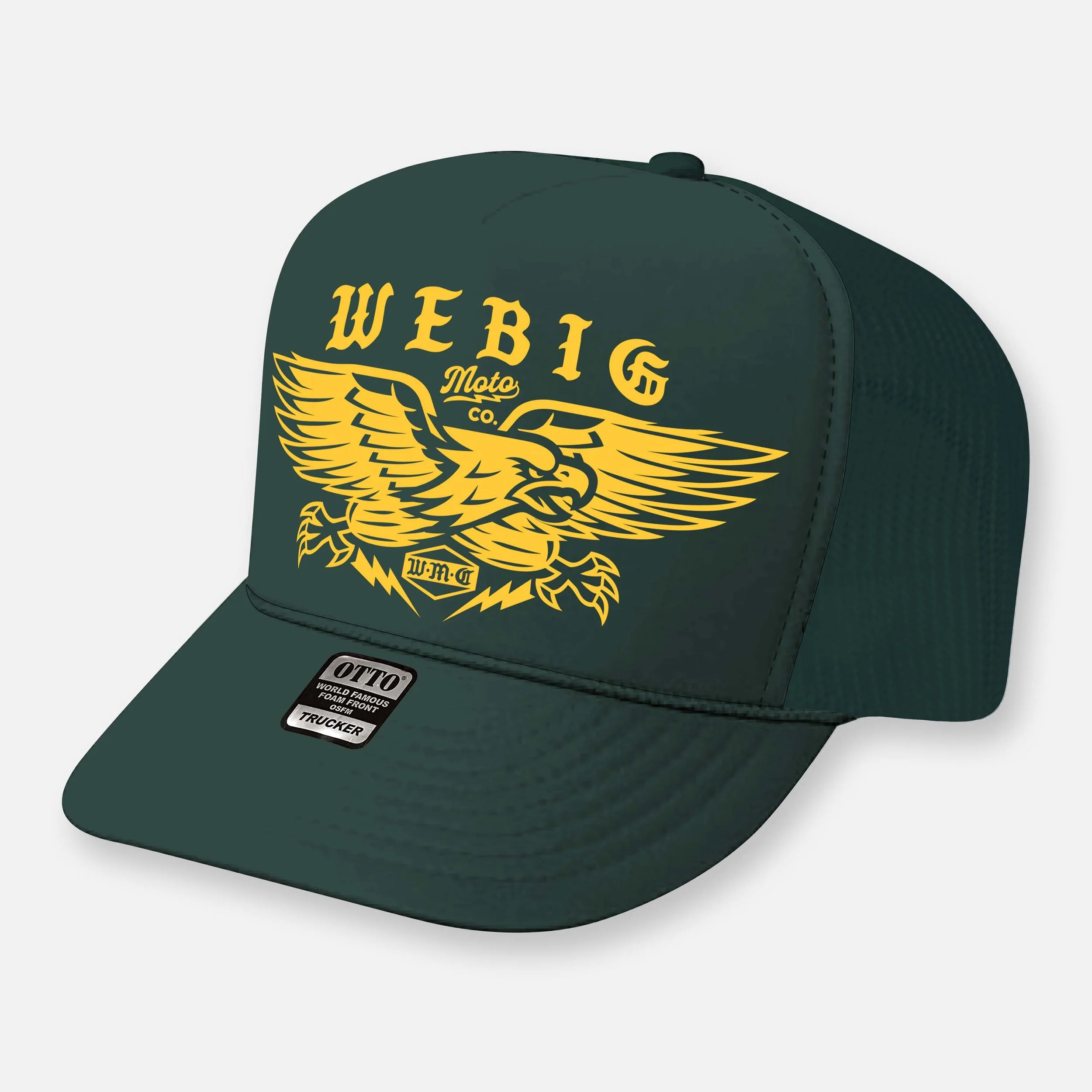 SREAMIN EAGLE HAT_FOREST GREEN-YELLOW CURVED BILL.jpg