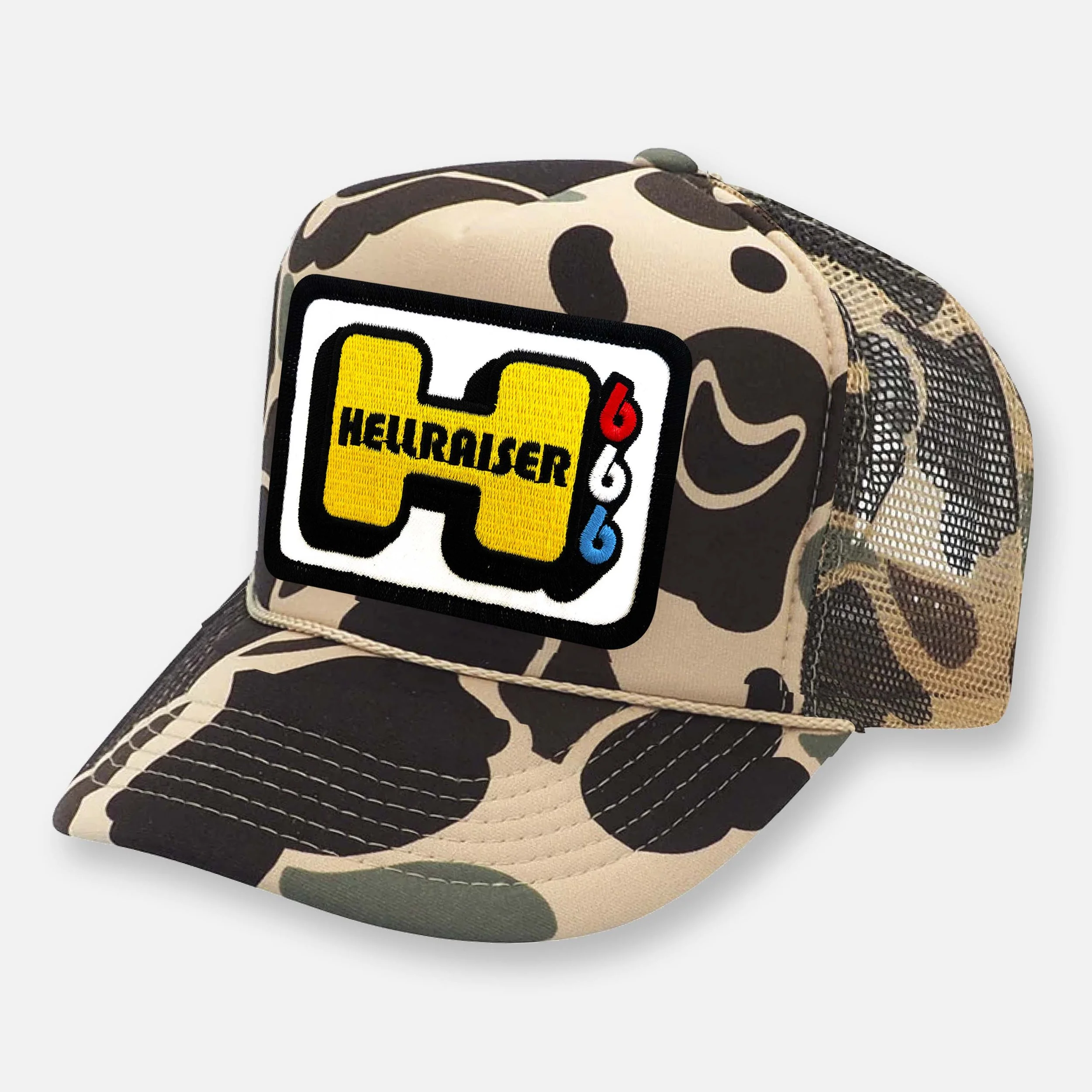 HELLRAISER TRUCKER HAT_TAN CAMO.jpg
