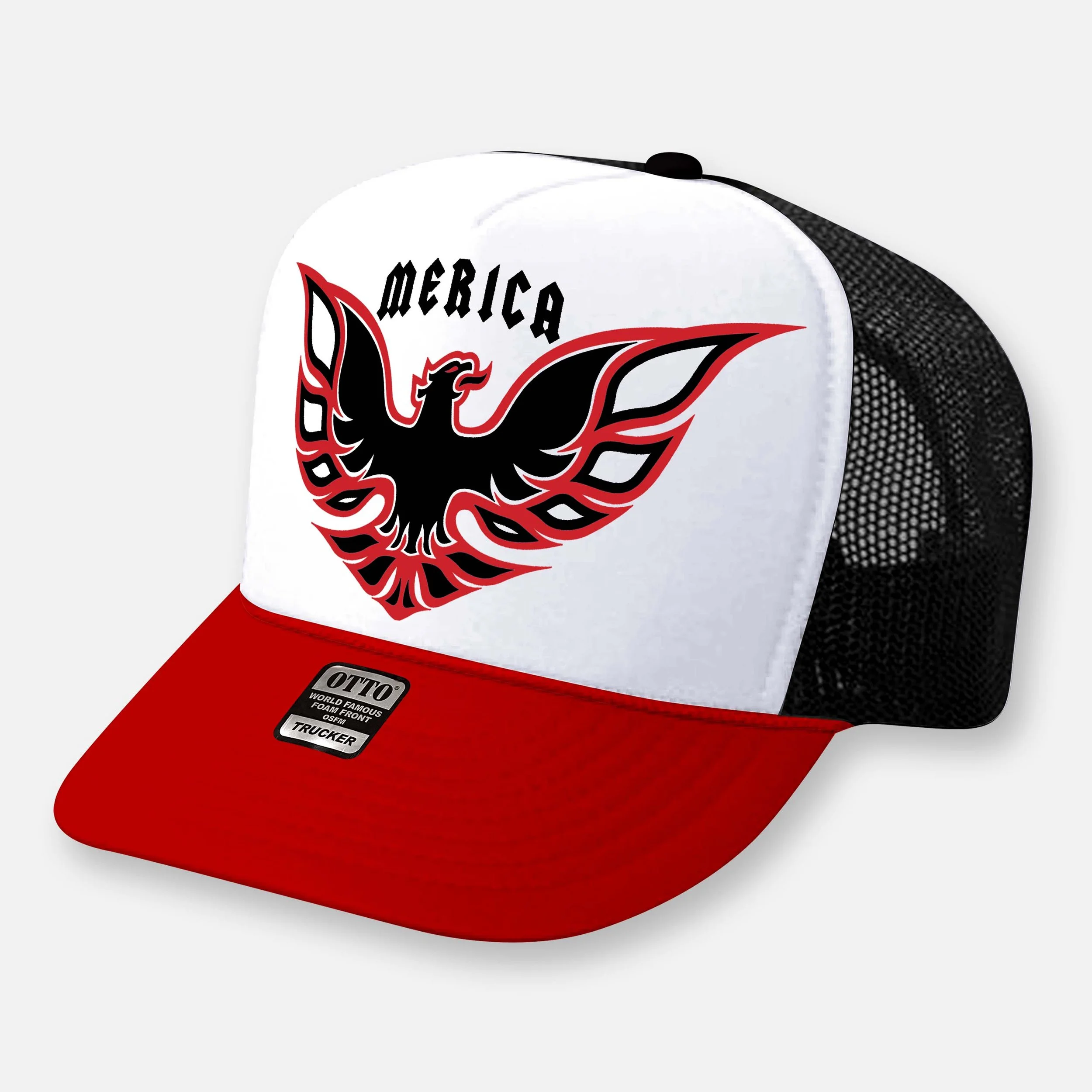 SCREAMIN CHICKIN TRUCKER HAT_RED-WHITE-BLACK.jpg