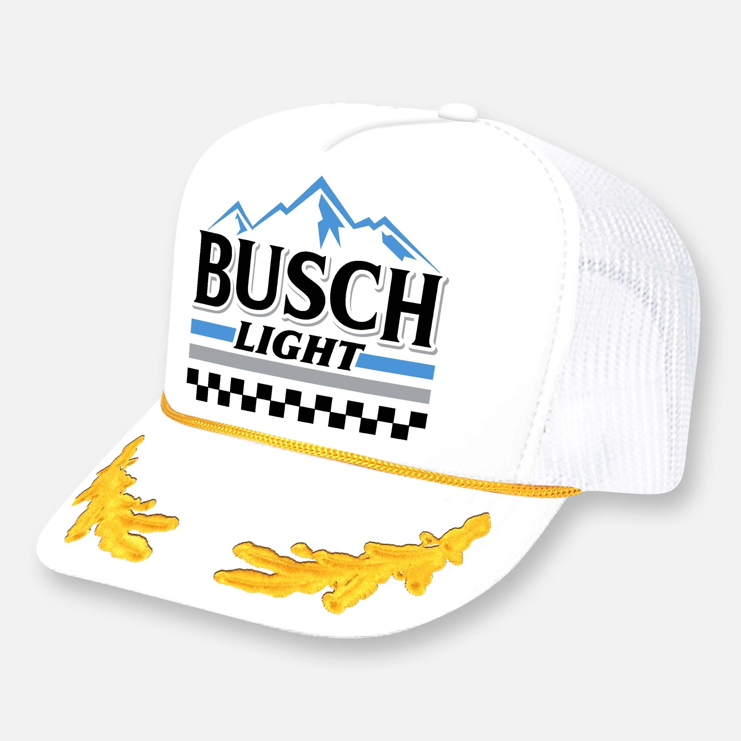 BUSCH LIGHT TRUCKER HAT_WHITE-YELLOW CAPTAIN.jpg