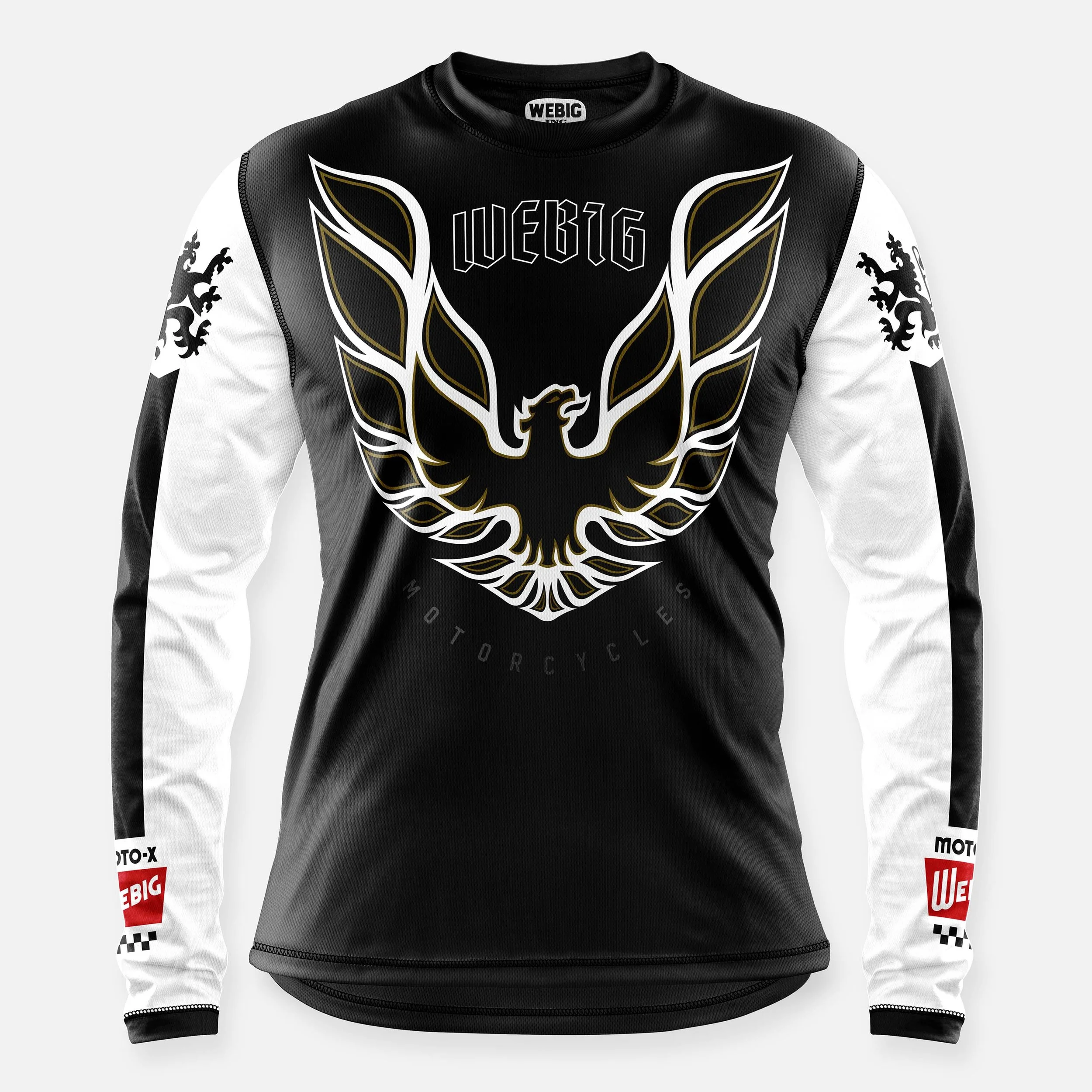 WEBIG SCREAMIN CHICKIN MOTO JERSEY_BLACK-WHITE_FRONT.jpg