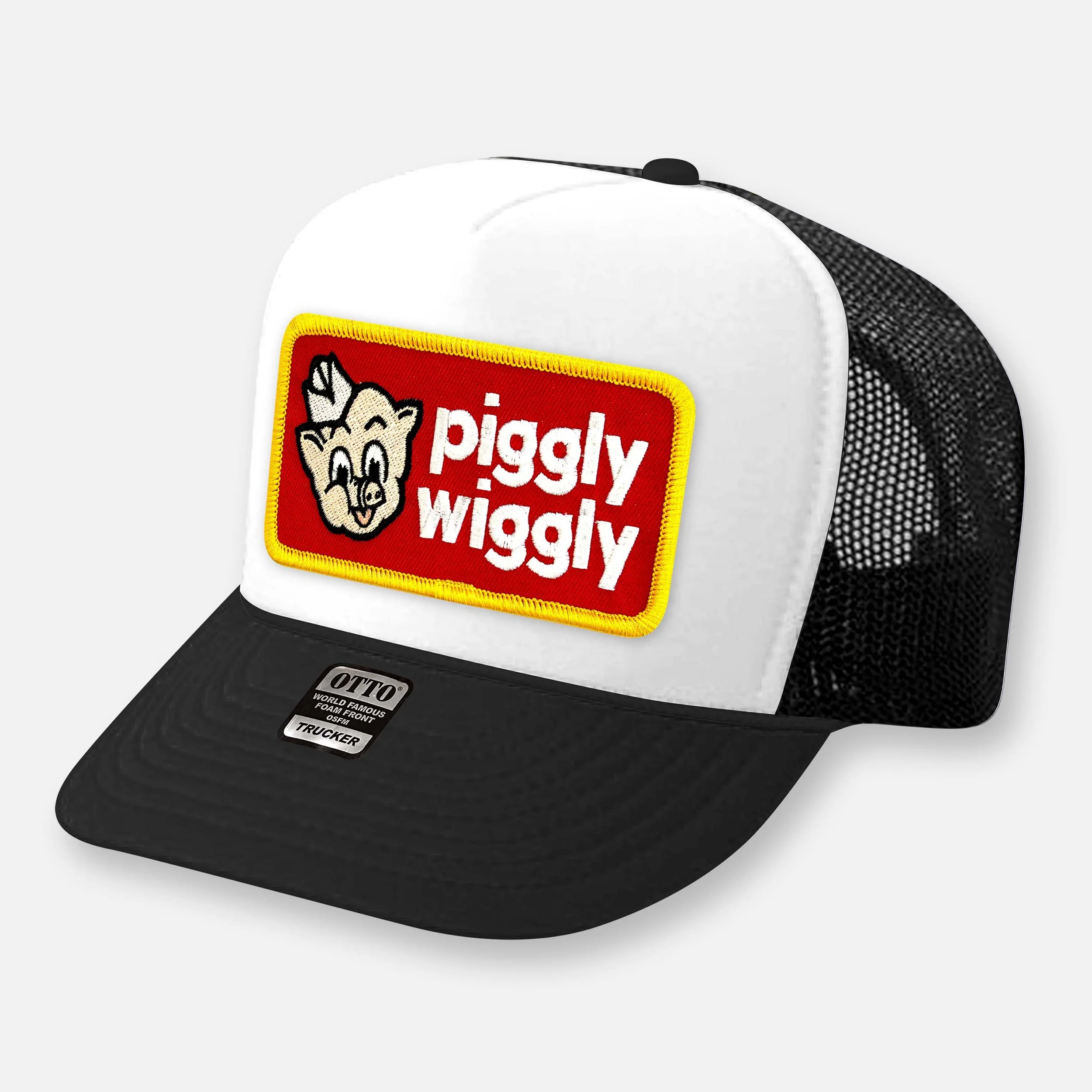 THE PIG TRUCKER HAT_WHITE-BLACK.jpg