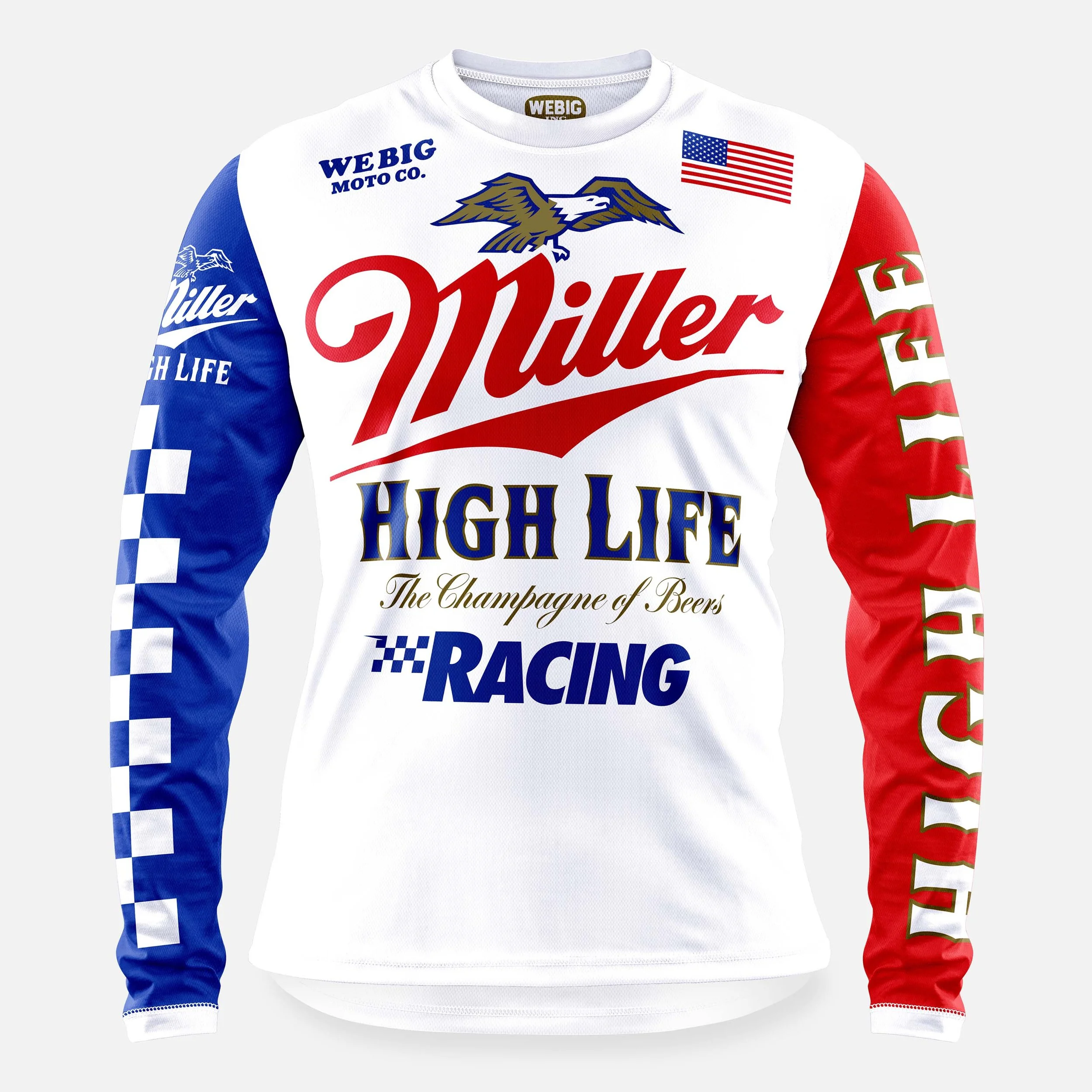 HIGH LIFE TEAM JERSEY RED WHITE & BLUE