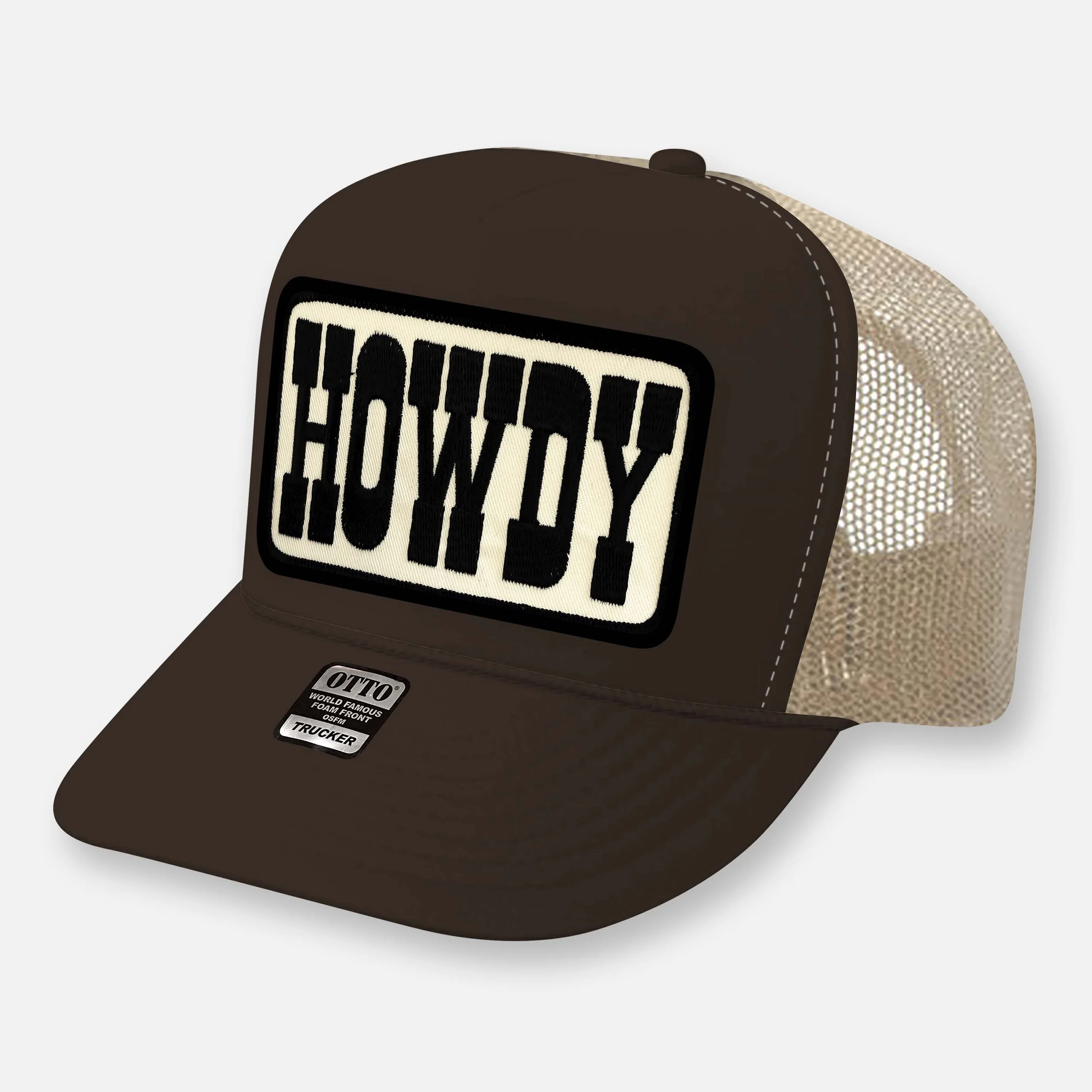 HOWDY TRUCKER HAT_BROWN-TAN.jpg