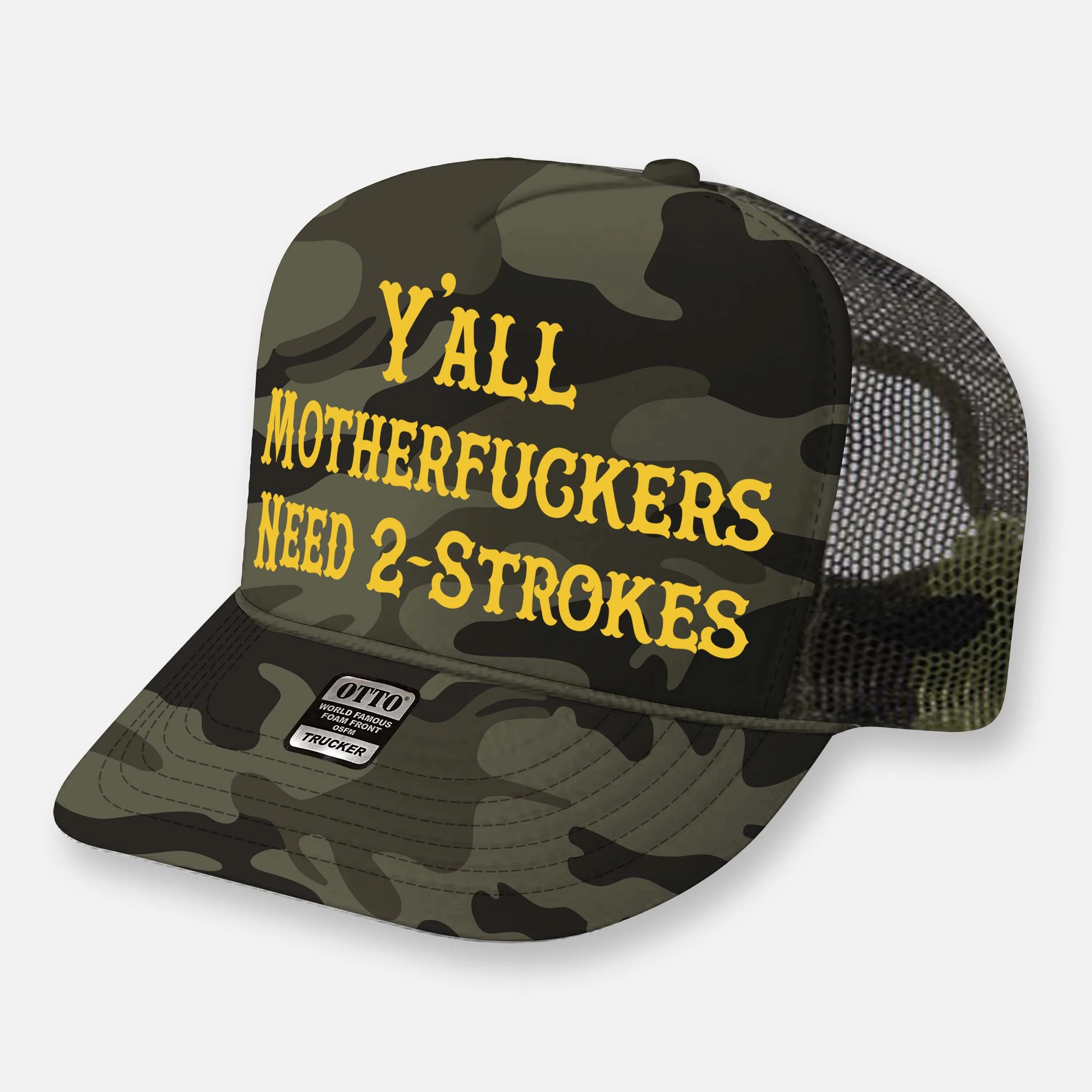 Y'ALL NEED 2-STROKES TRUCKER HAT_DARK GREEN CAMO.jpg