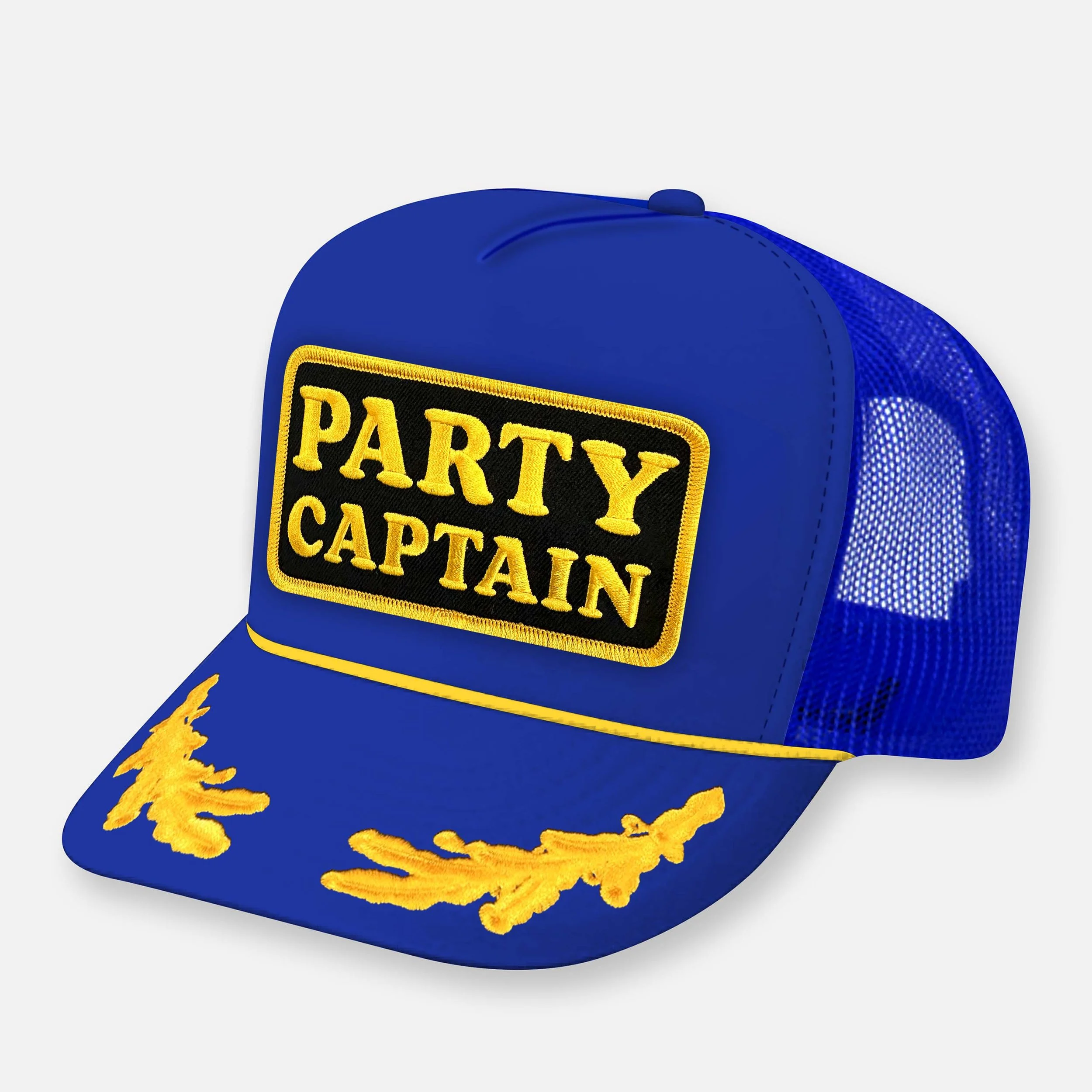 PARTY CAPTAIN PATCH HAT_ROYAL-YELLOW CAPTAIN.jpg