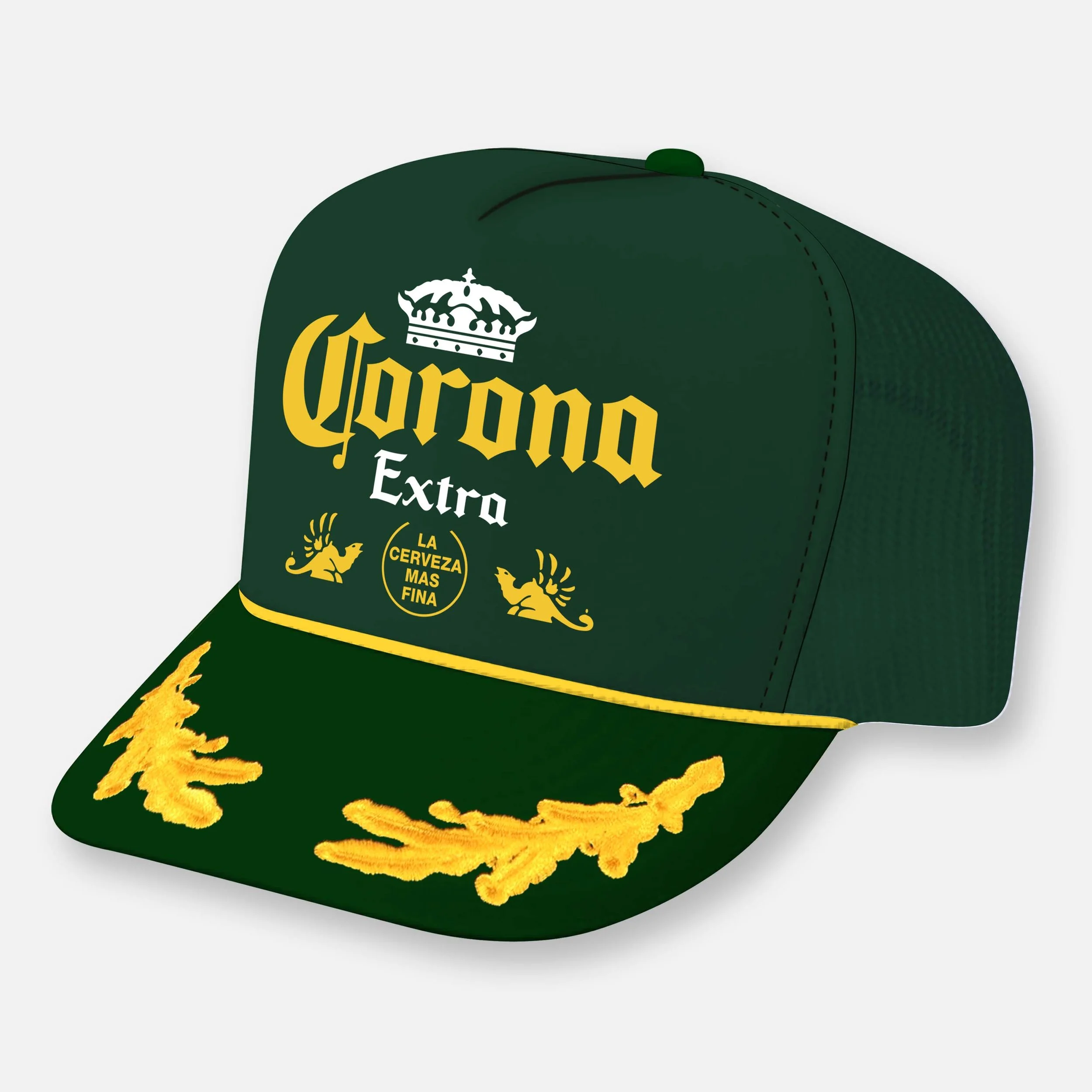 LA HAT MAS FINA HAT_DARK GREEN-YELLOW CAPTAIN.jpg