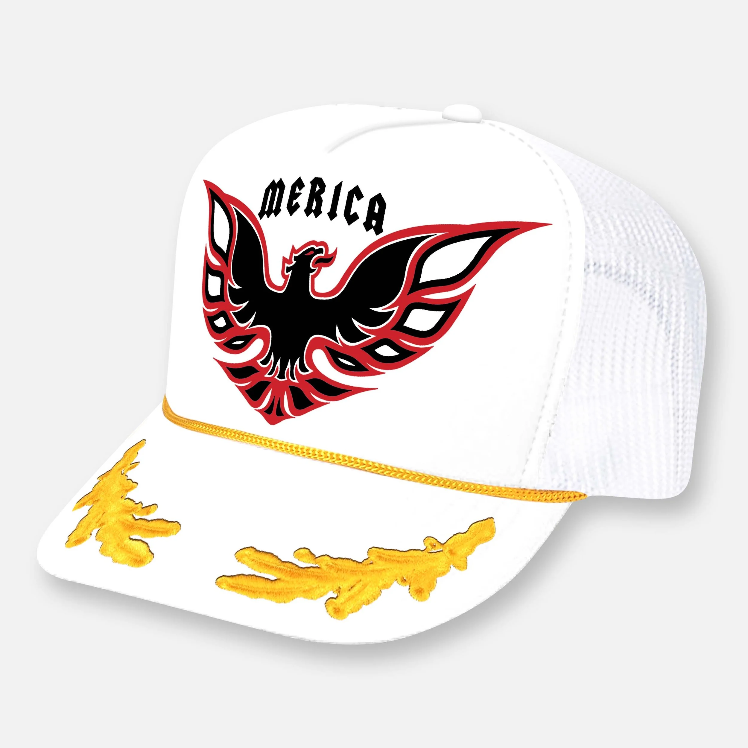 SCREAMIN CHICKIN TRUCKER HAT_WHITE-YELLOW CAPTAIN.jpg
