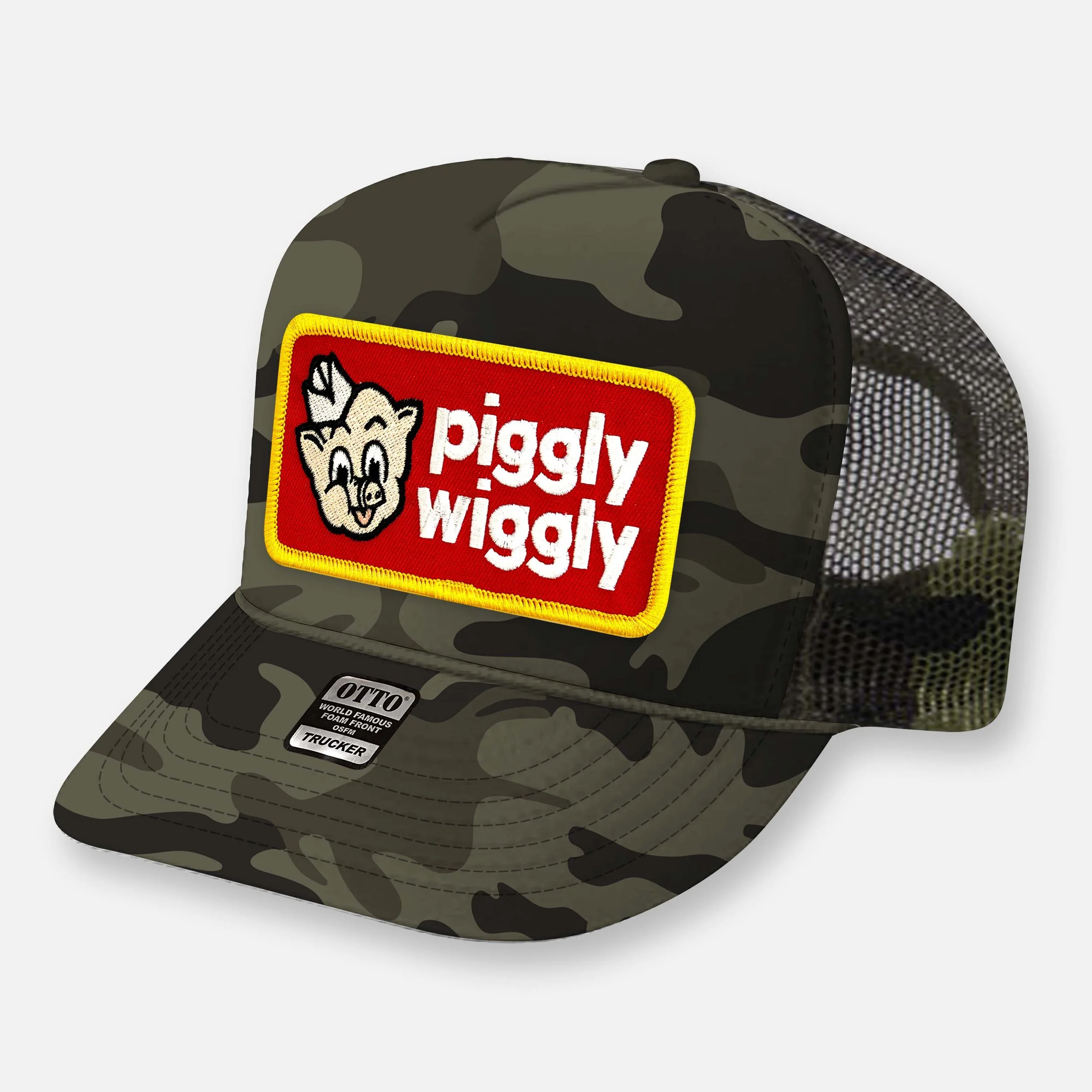 THE PIG TRUCKER HAT_DARK GREEN CAMO.jpg