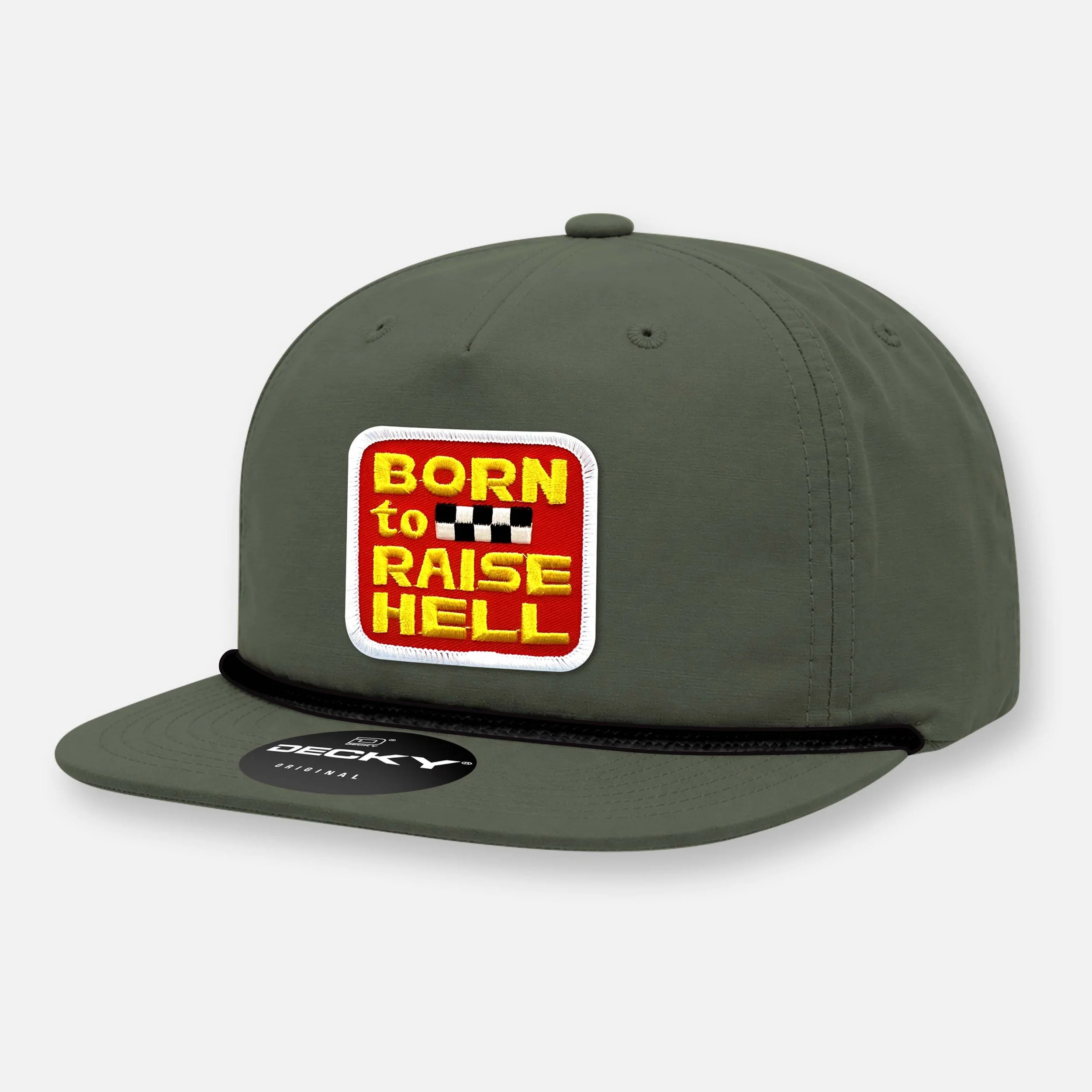 BORN TO RAISE HELL UNSTRUCTURED HAT