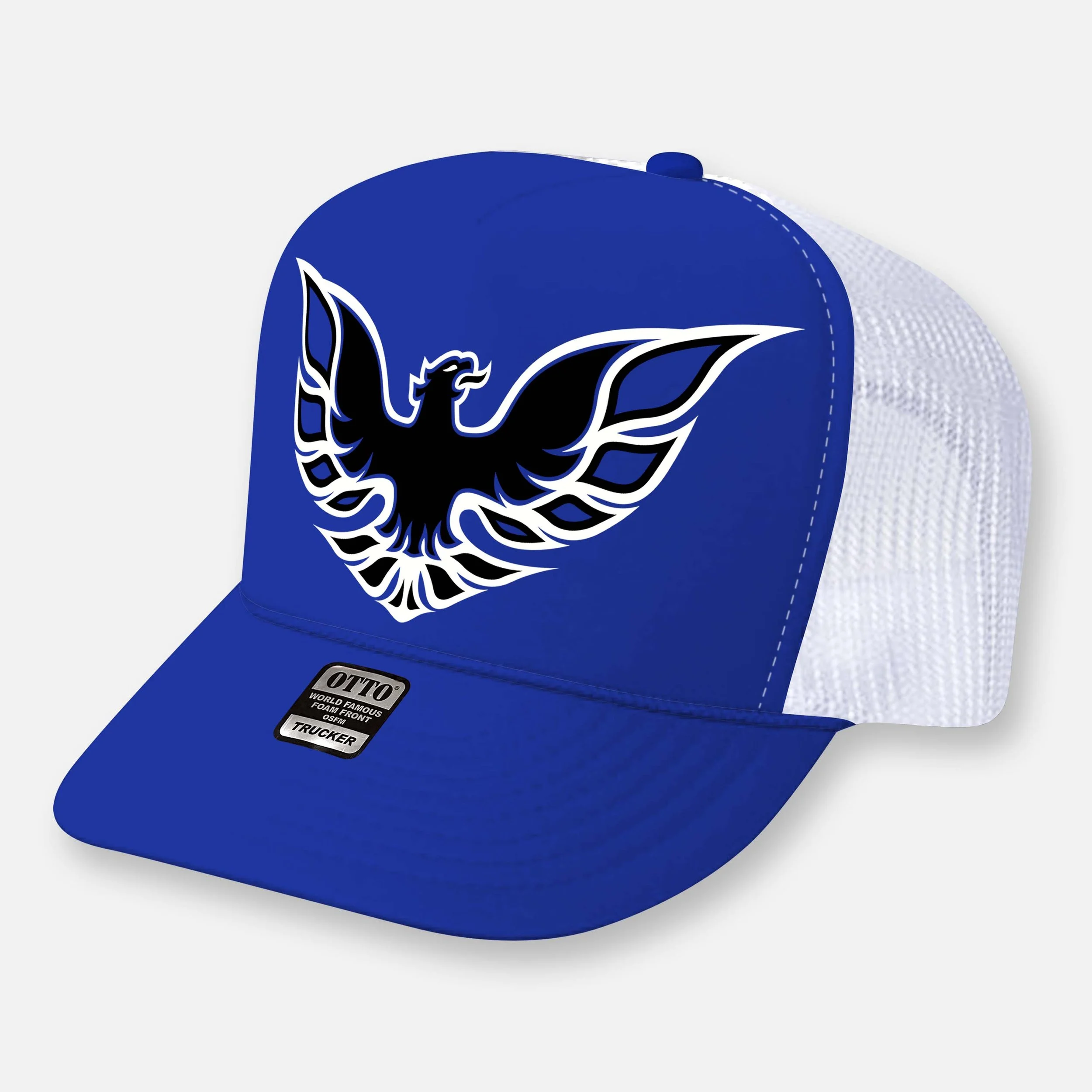 SCREAMIN CHICKIN TRUCKER HAT_ROYAL-WHITE.jpg