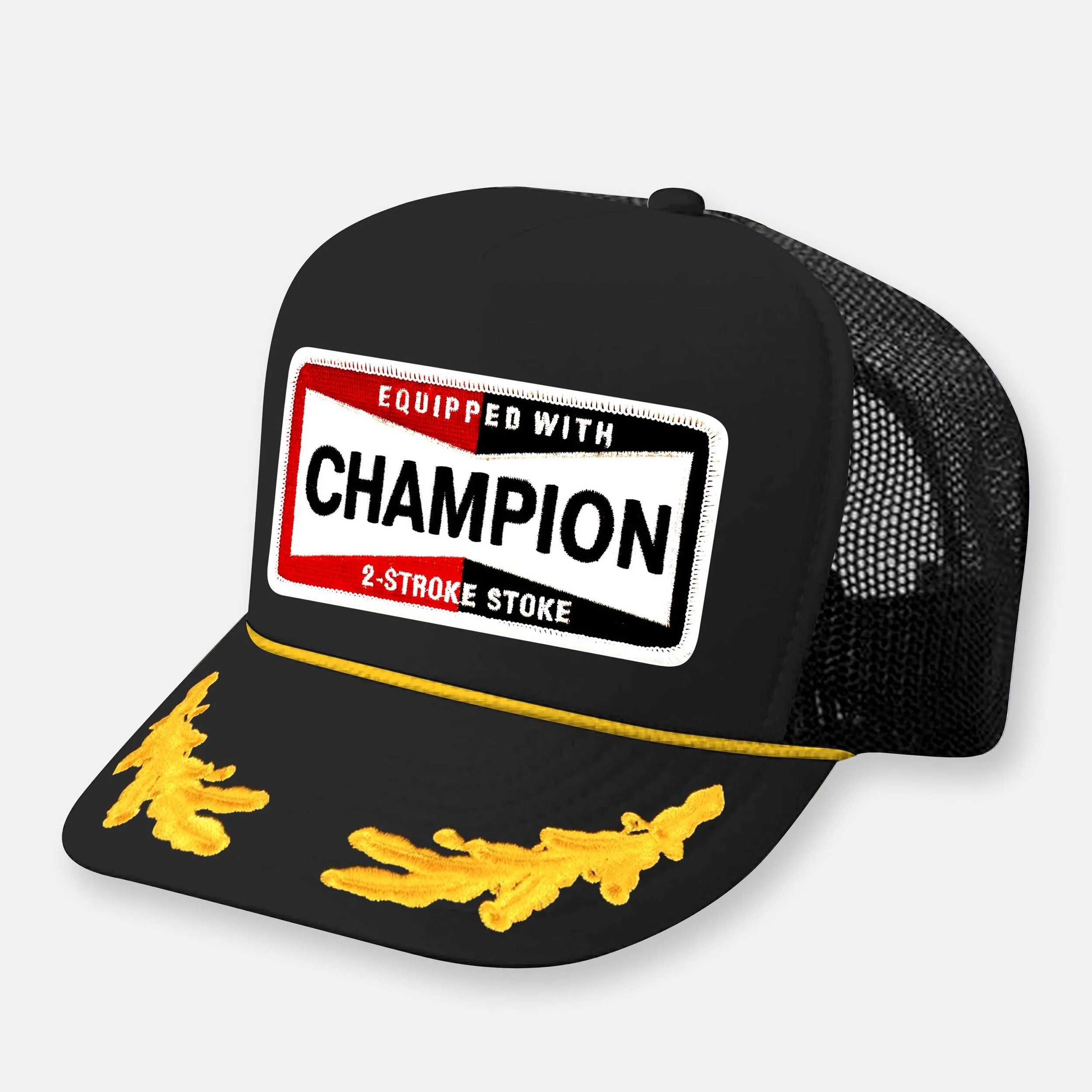 CHAMPION PIT CREW PATCH HAT_BLACK-YELLOW CURVED BILL.jpg