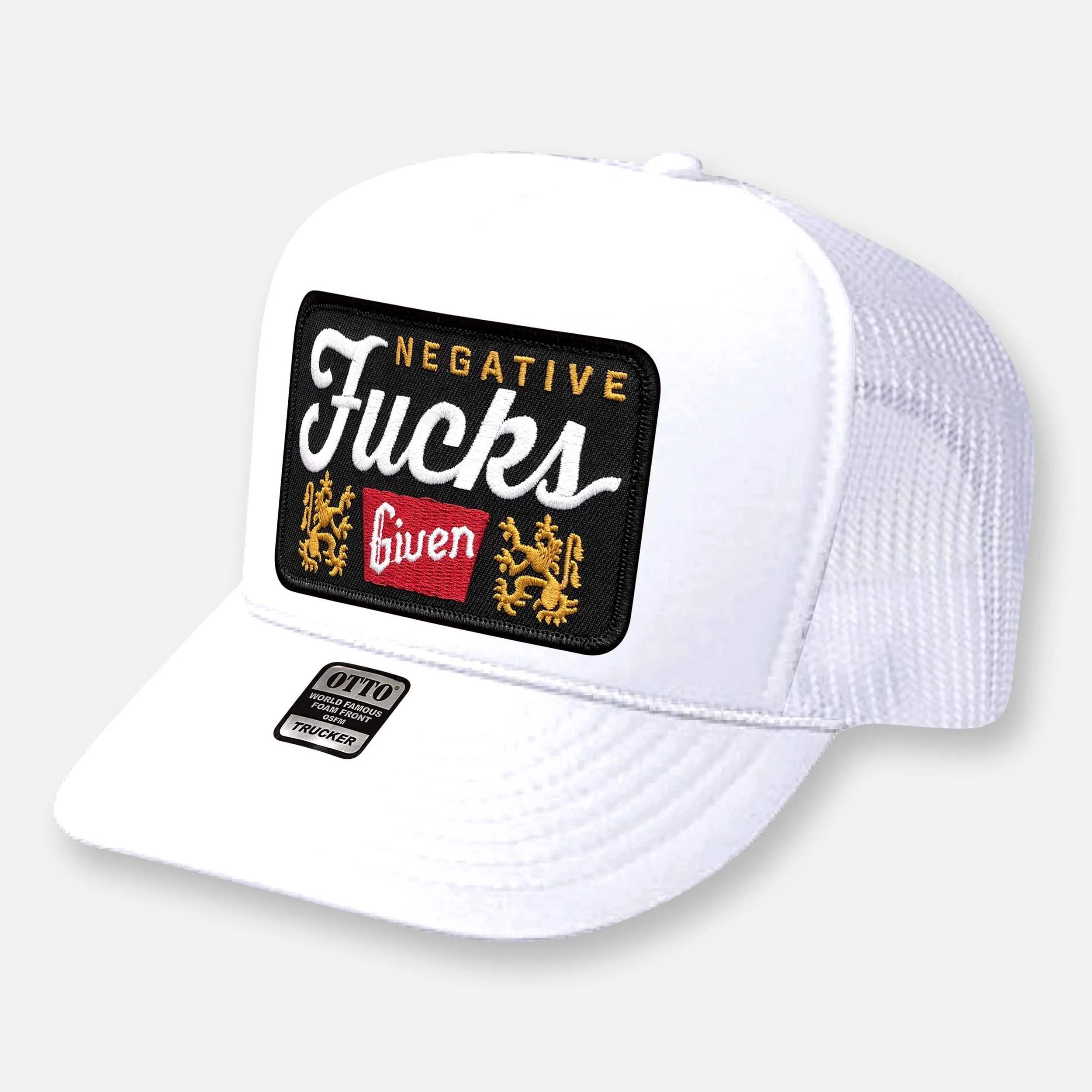 LESS THAN ZERO PATCH HAT_WHITE CURVED BILL.jpg