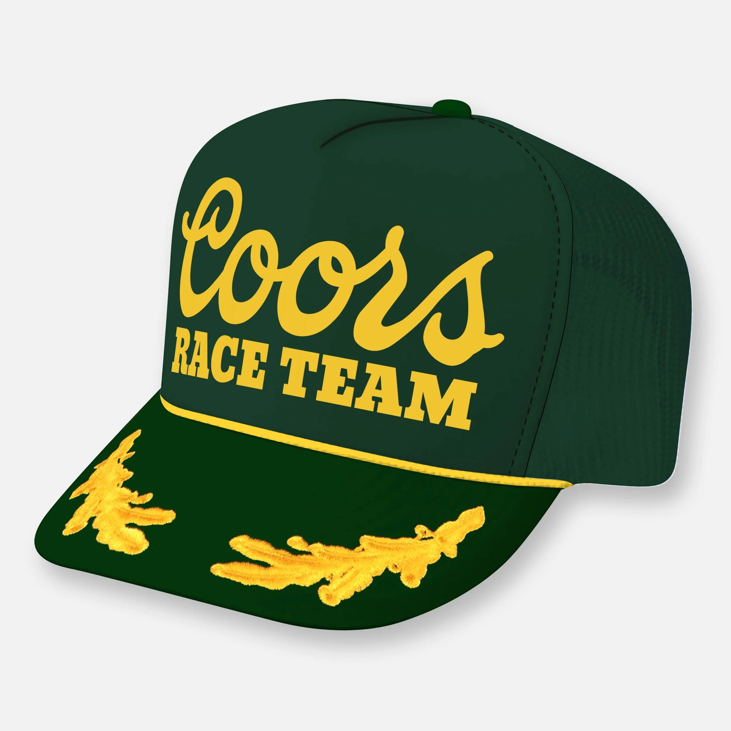 BANQUET RACE TEAM HAT_DARK GREEN-YELLOW CAPTAIN.jpg