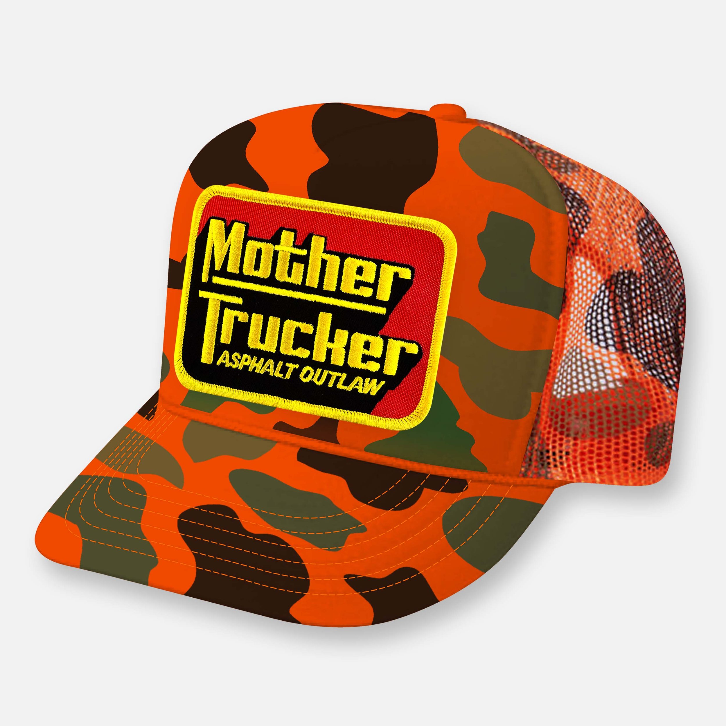 MOTHER TRUCKER HAT_BRIGHT ORANGE CAMO.jpg