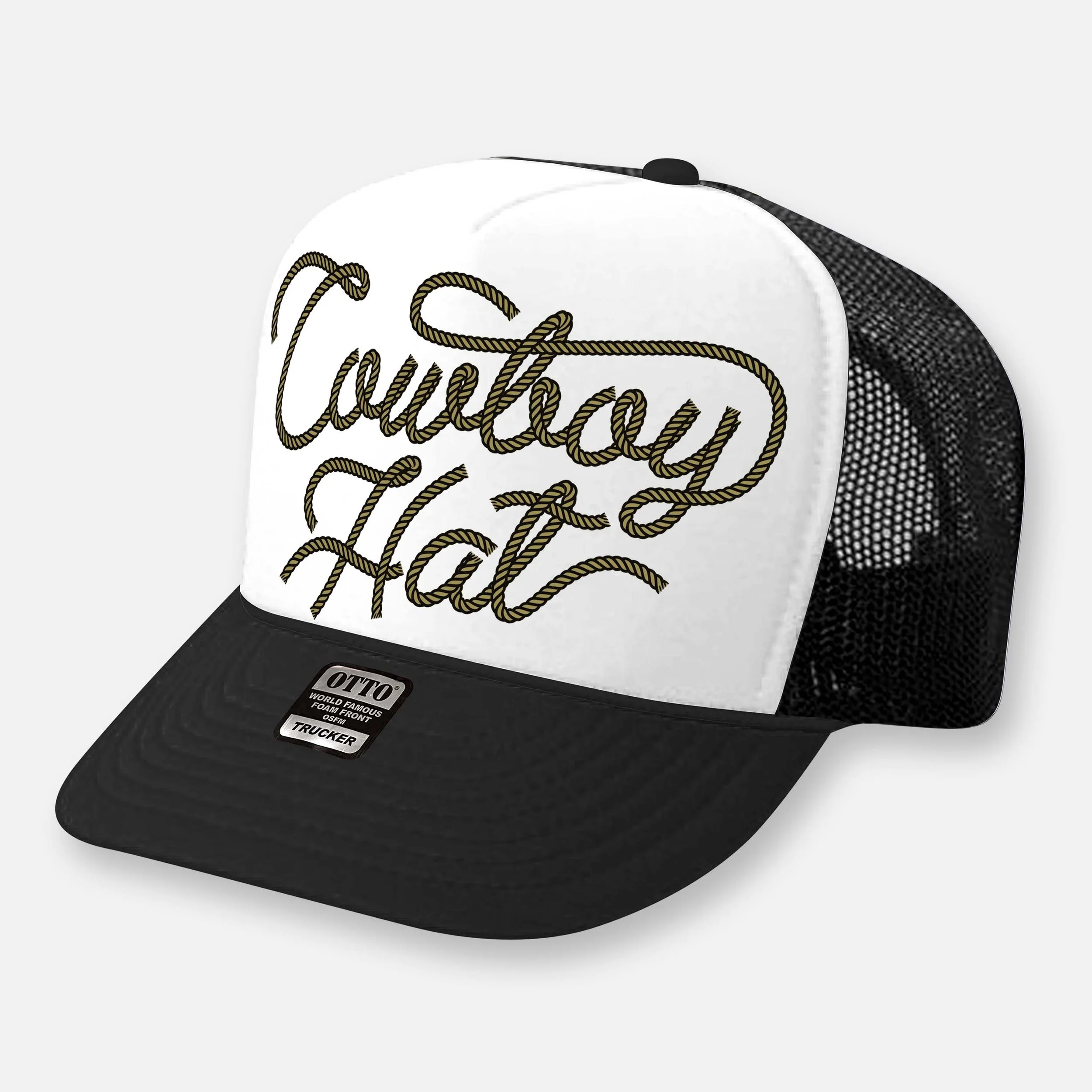 COWBOY TRUCKER HAT_WHITE-BLACK.jpg