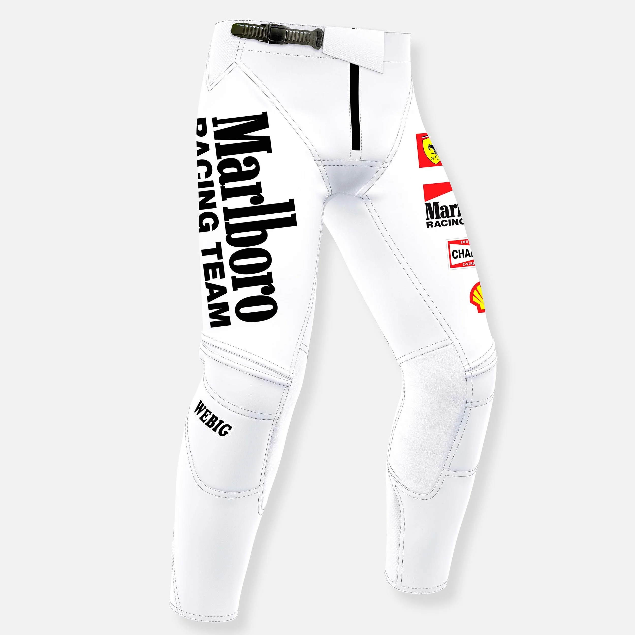 FORMULA 1 MOTO PANT WHITE