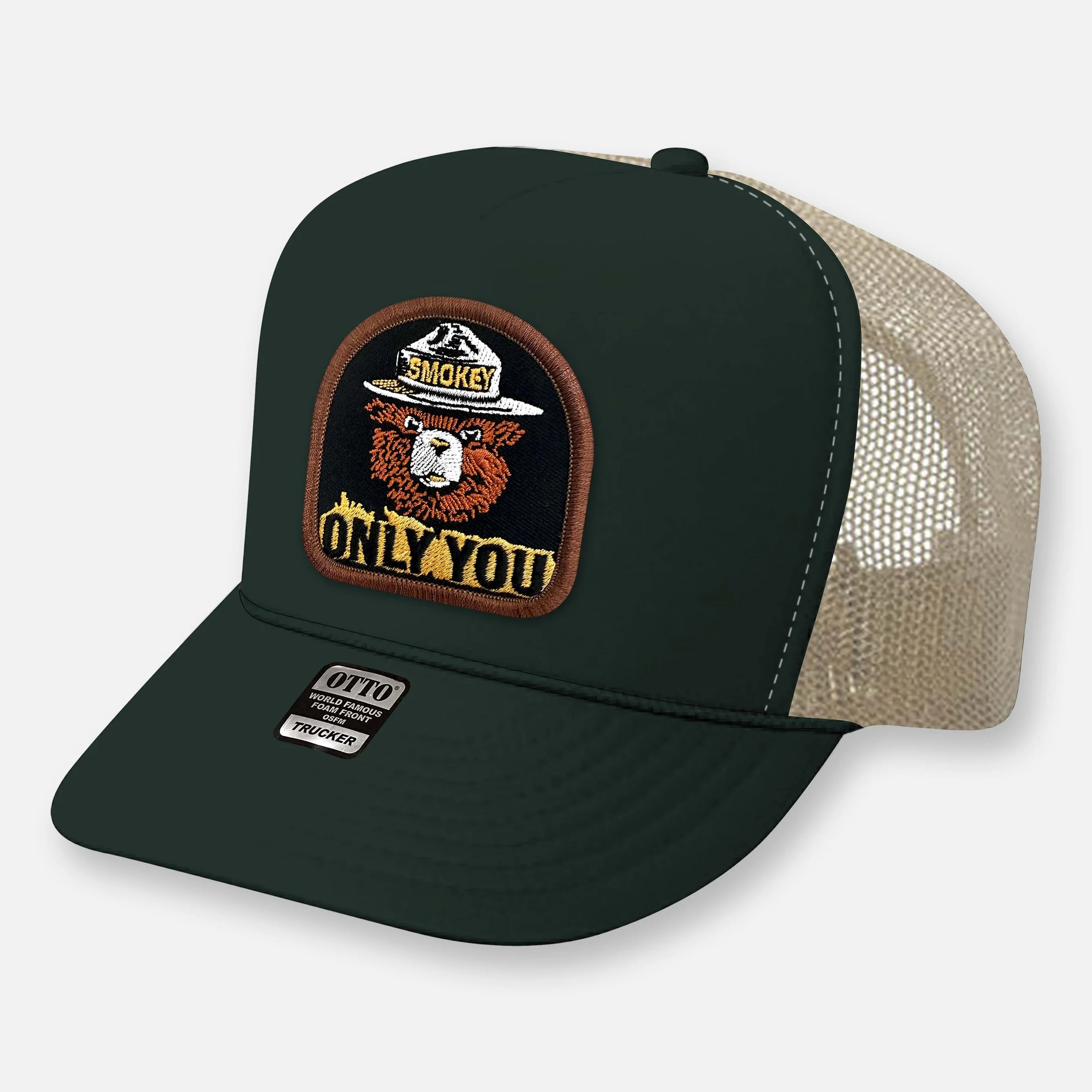 SMOKEY HAT_DARK GREEN-TAN.jpg