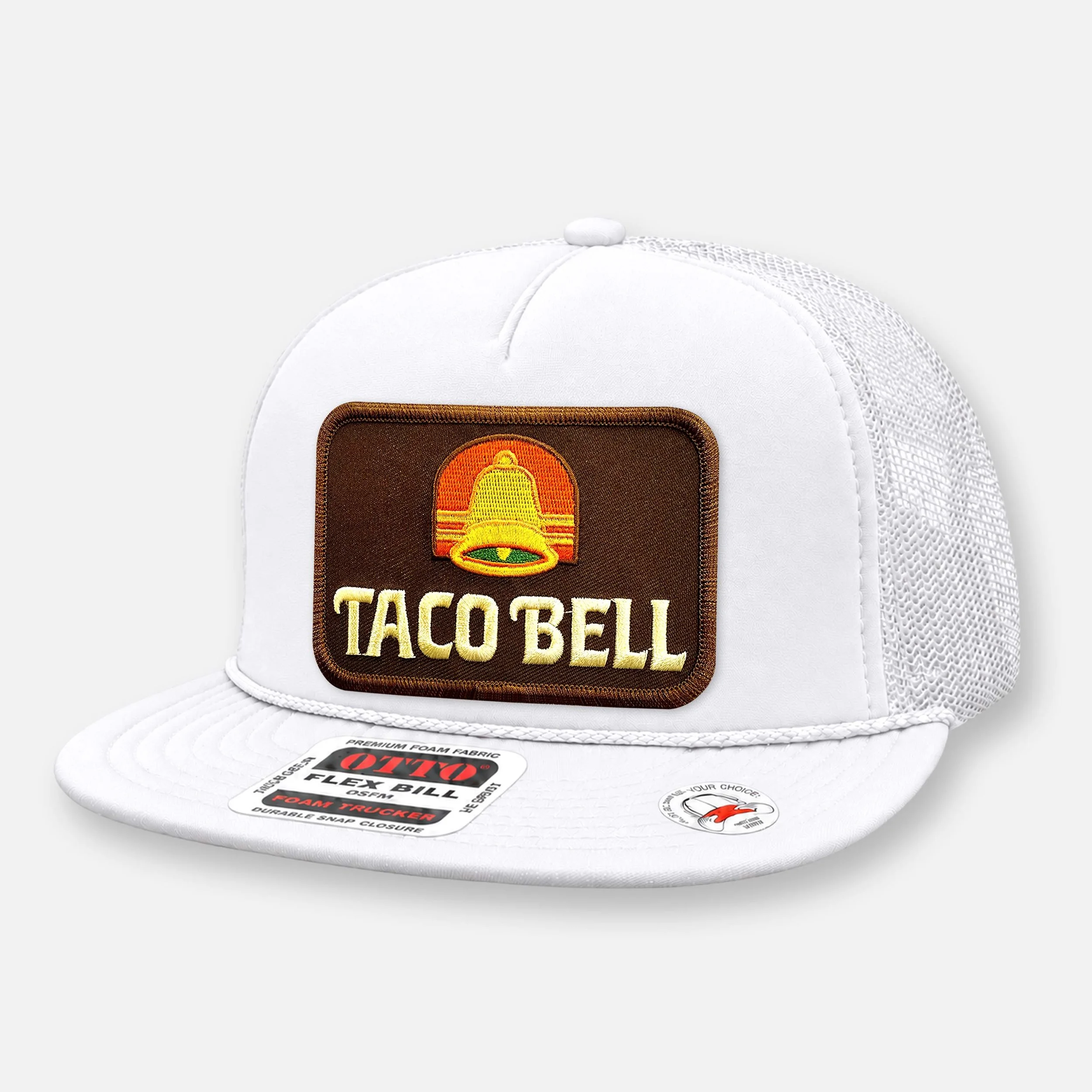 VINTAGE TACO BELL FLAT BILL_WHITE.jpg