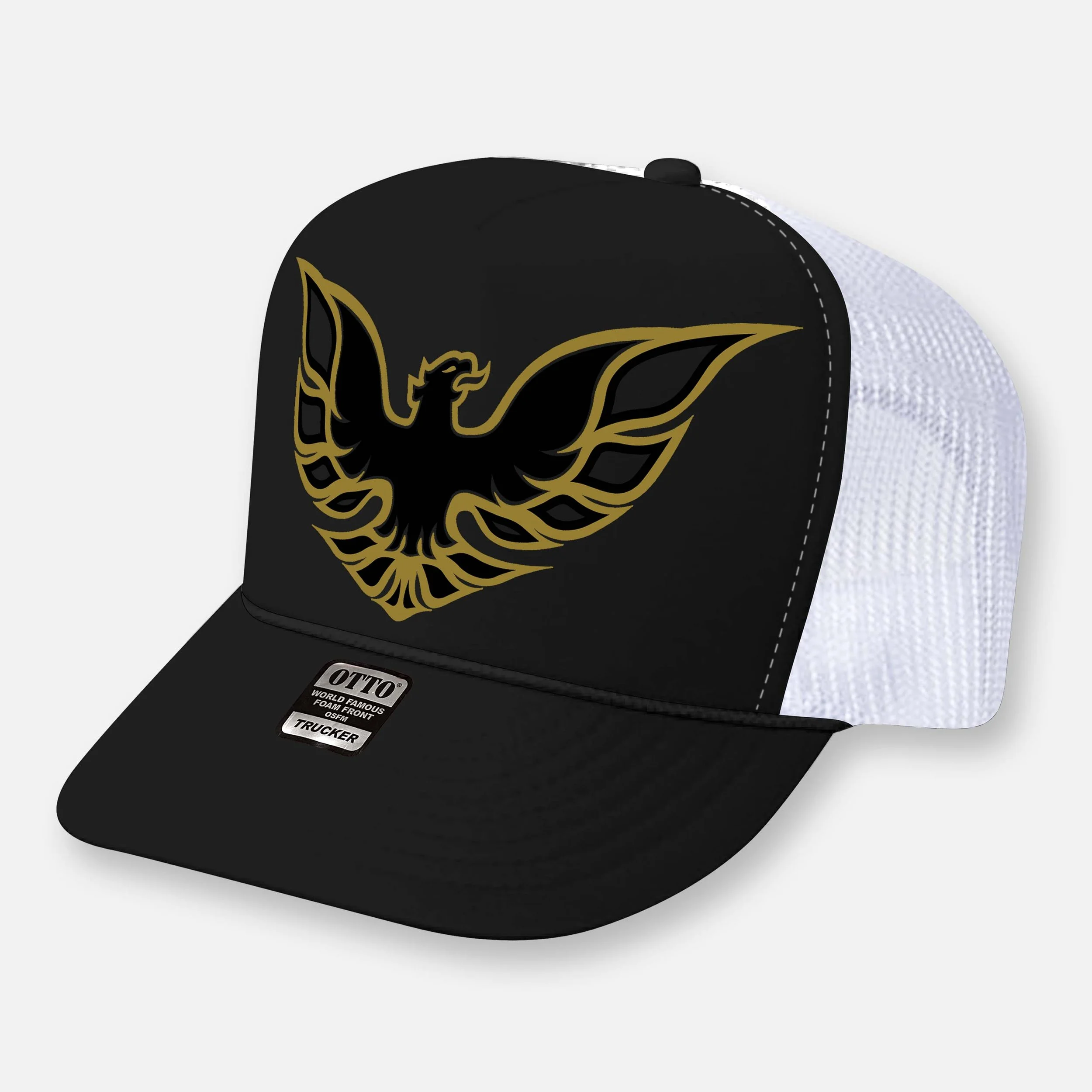 SCREAMIN CHICKIN TRUCKER HAT_BLACK-WHITE.jpg