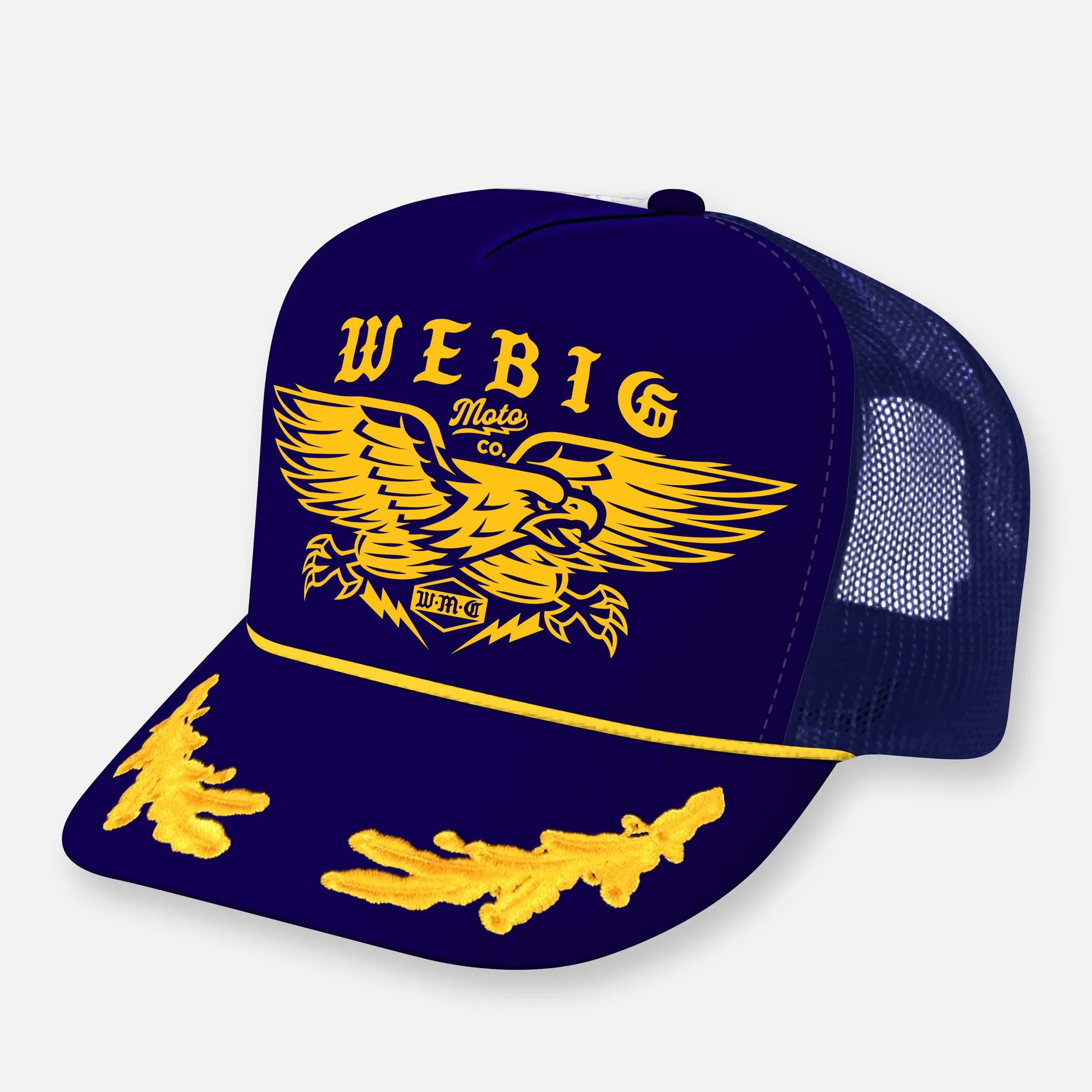 SREAMIN EAGLE HAT_NAVY-YELLOW CAPTAIN CURVED BILL.jpg