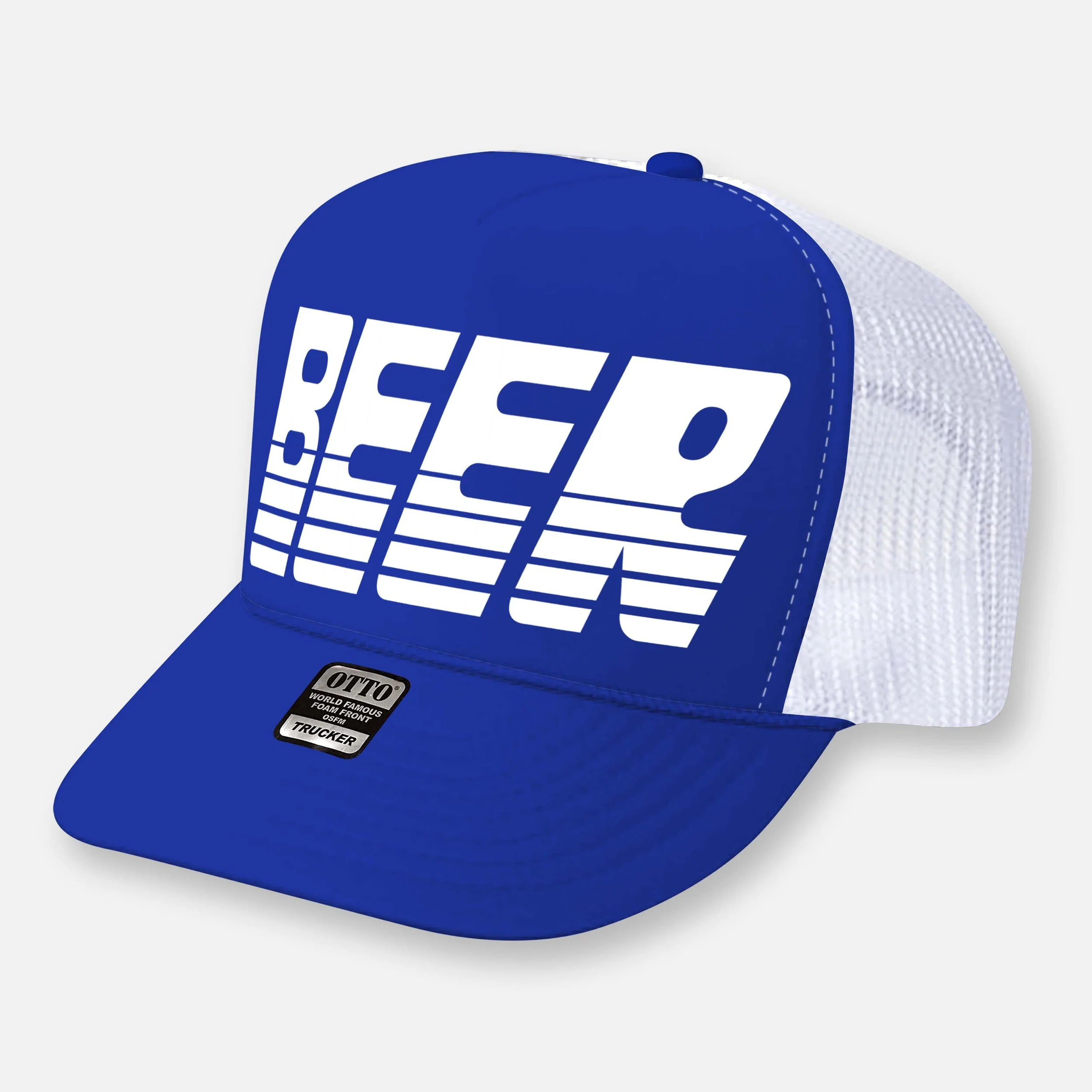 AGGRESSIVE BEER HAT_ROYAL-WHITE.jpg