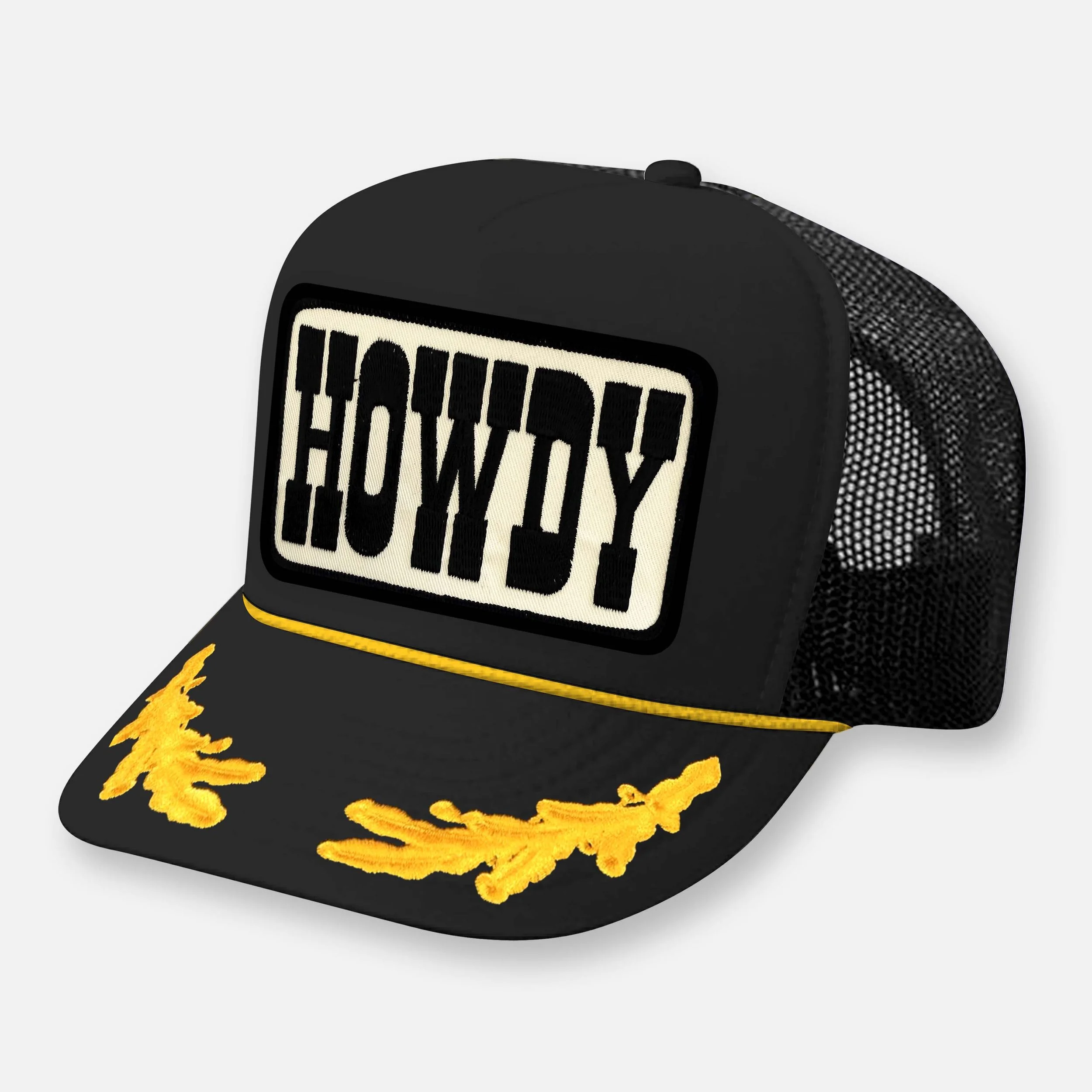 HOWDY TRUCKER HAT_BLACK-YELLOW CAPTAIN.jpg