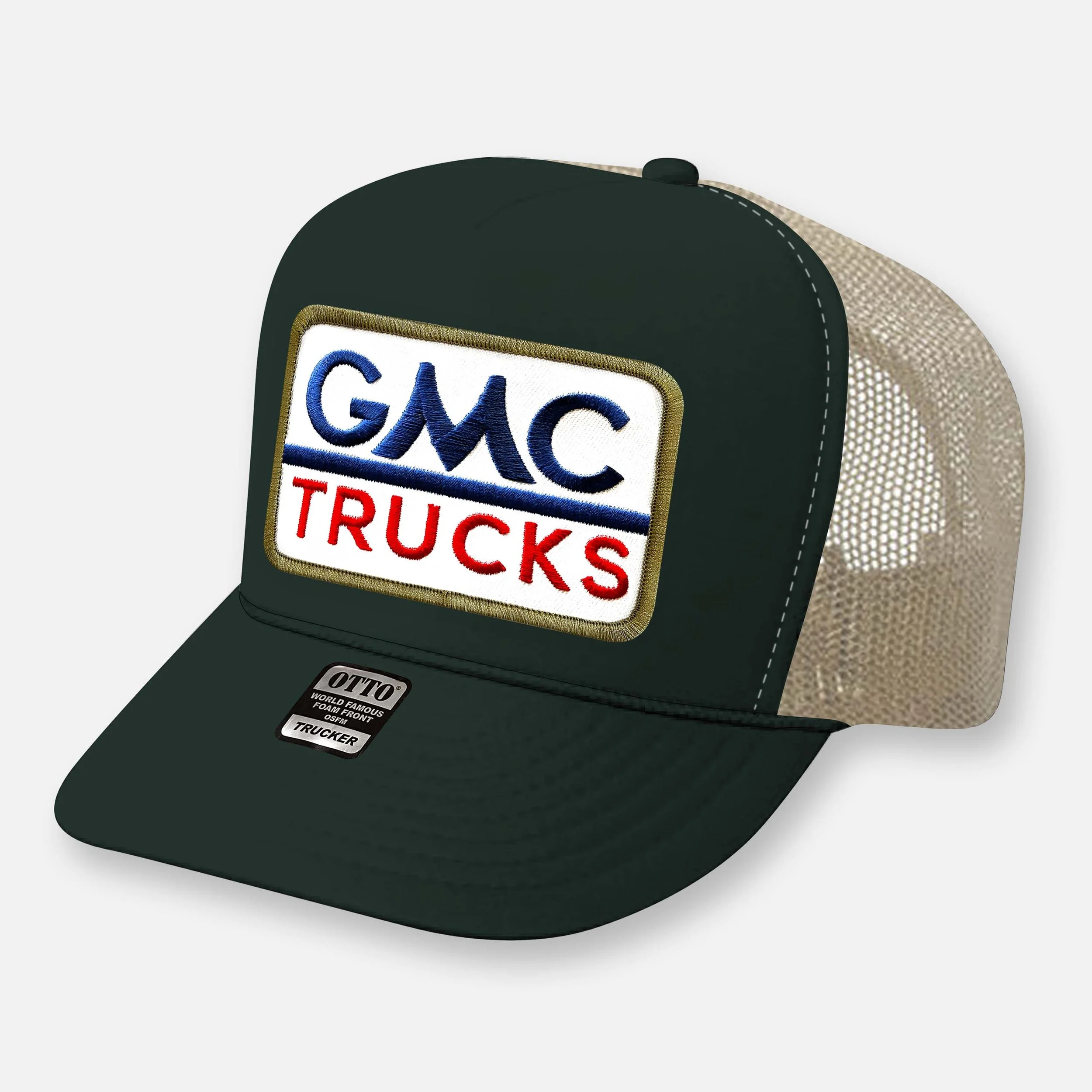 GMC TRUCKER HAT_DARK GREEN-TAN.jpg