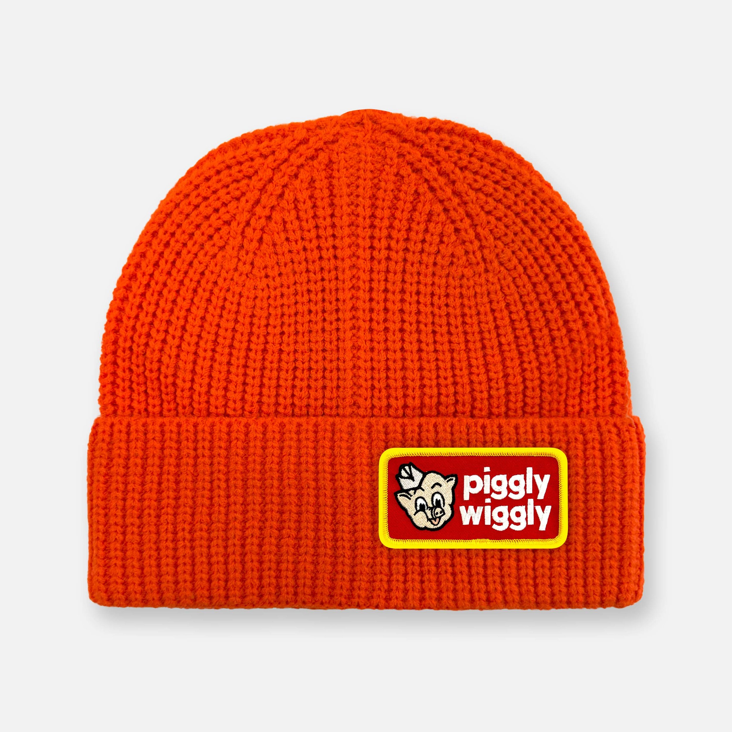 THE PIG BEANIE_BRIGHT ORANGE.jpg