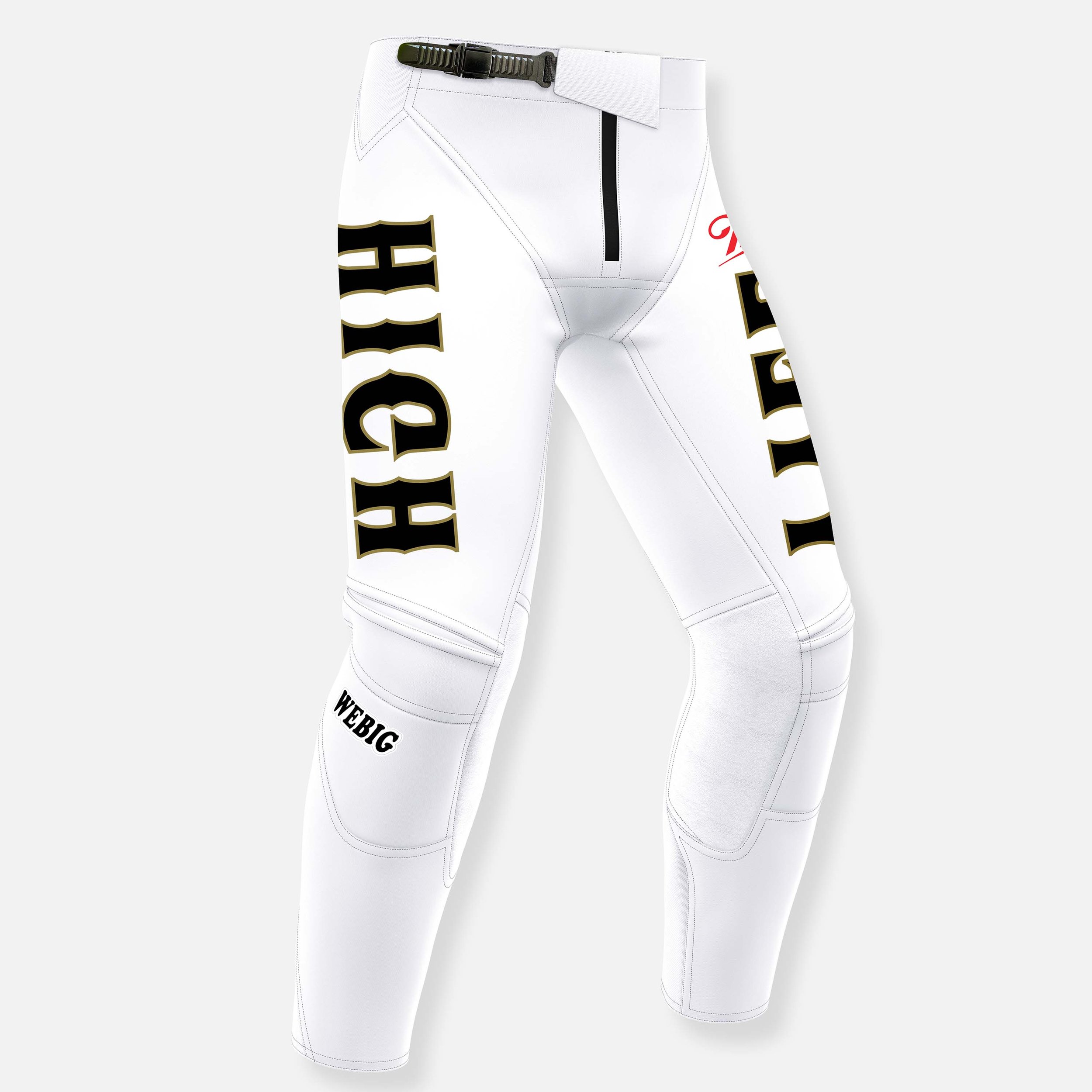HIGH LIFE MOTO PANT WHITE