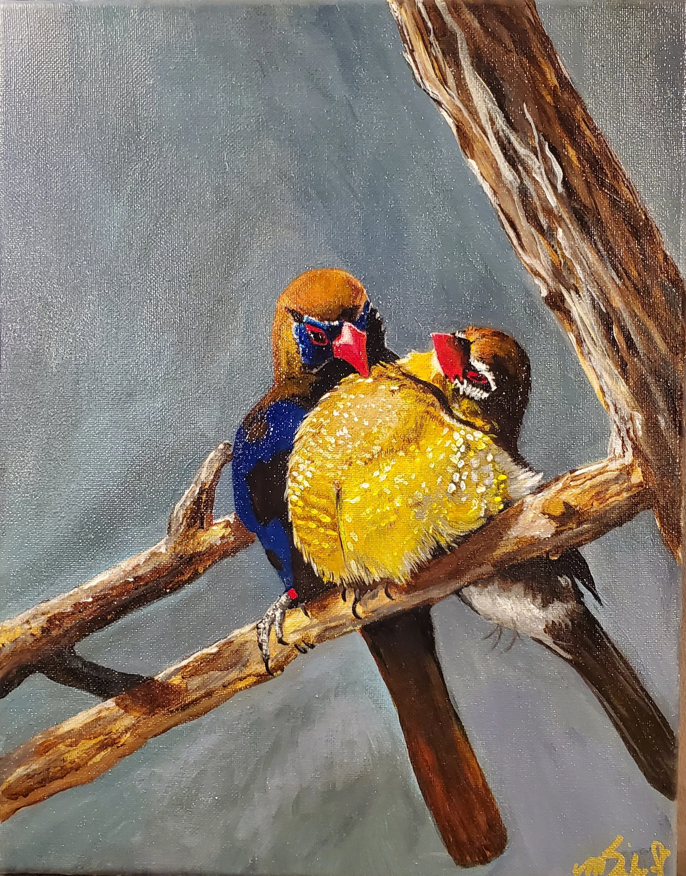 Grenadiers Preening