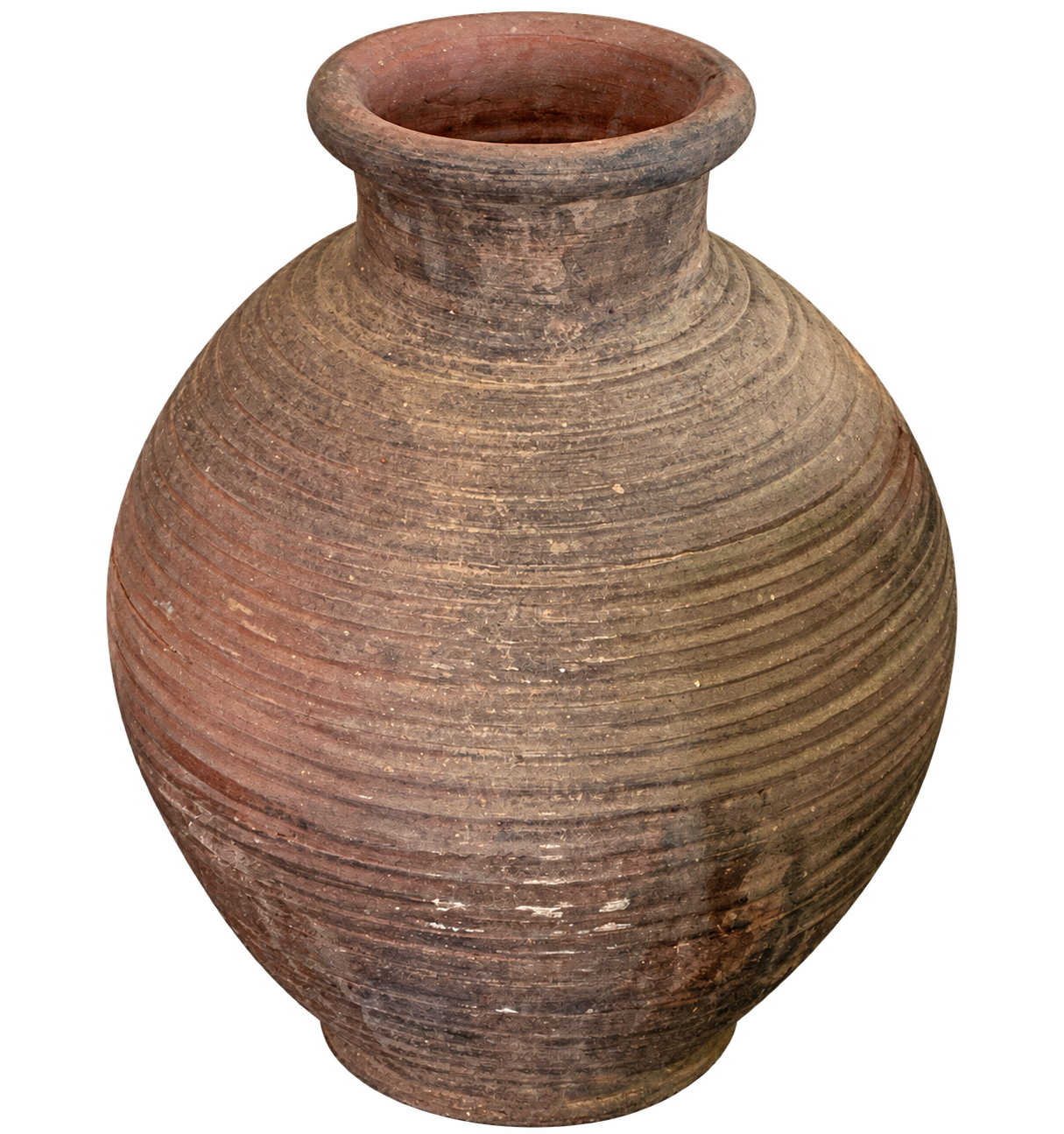Rustic Weathered Terracotta Storage Jar (1).png