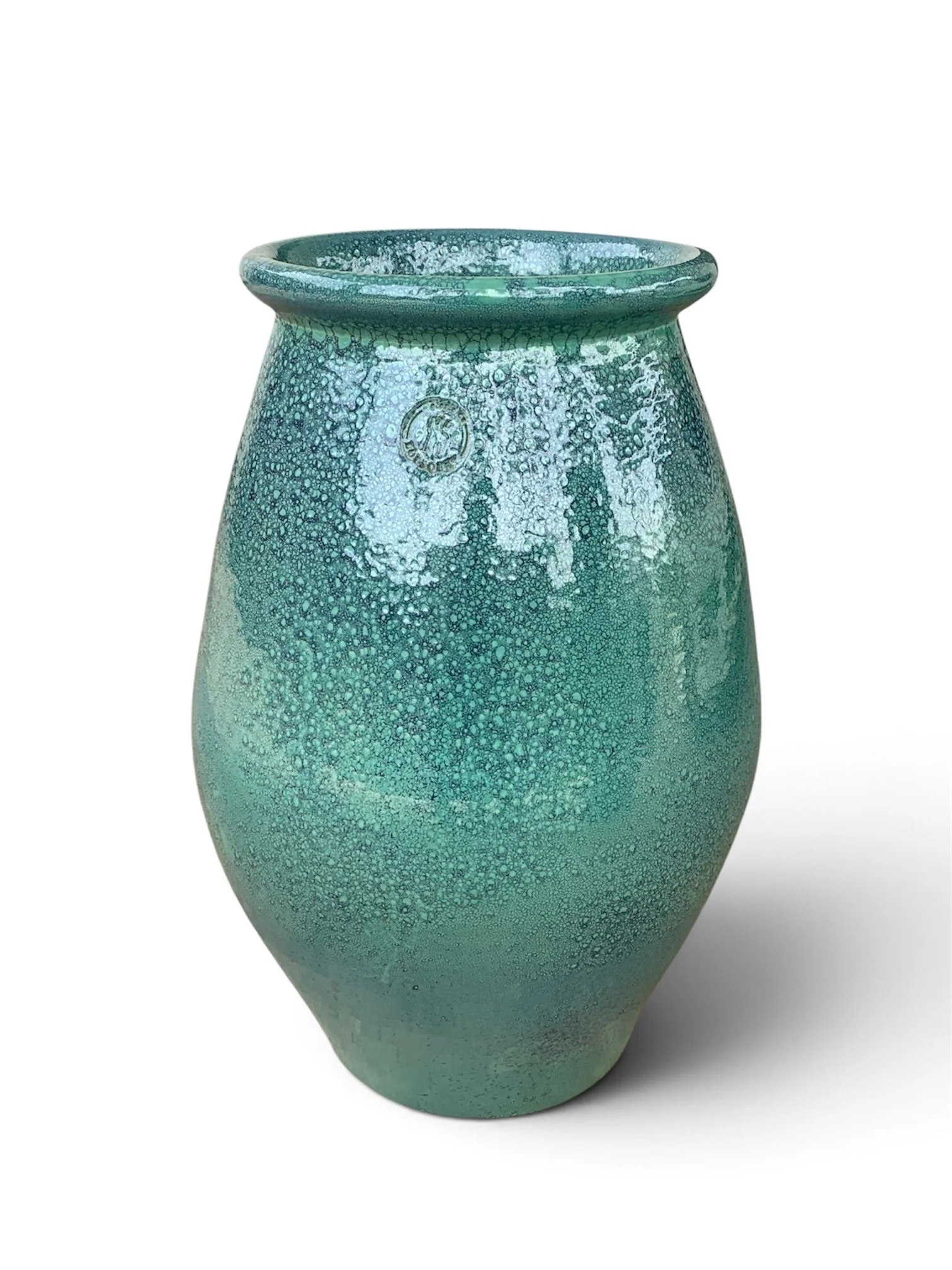 French Riviera Glazed Jar