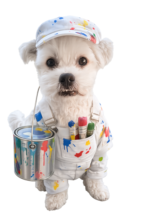 Brushstroke Painting logo