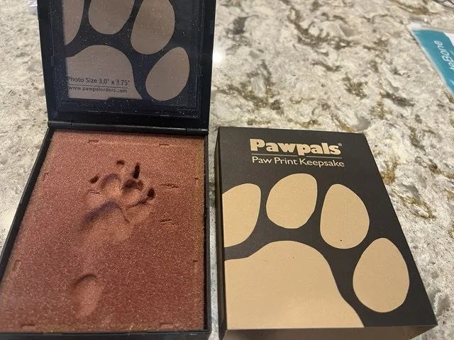 memorial paw print