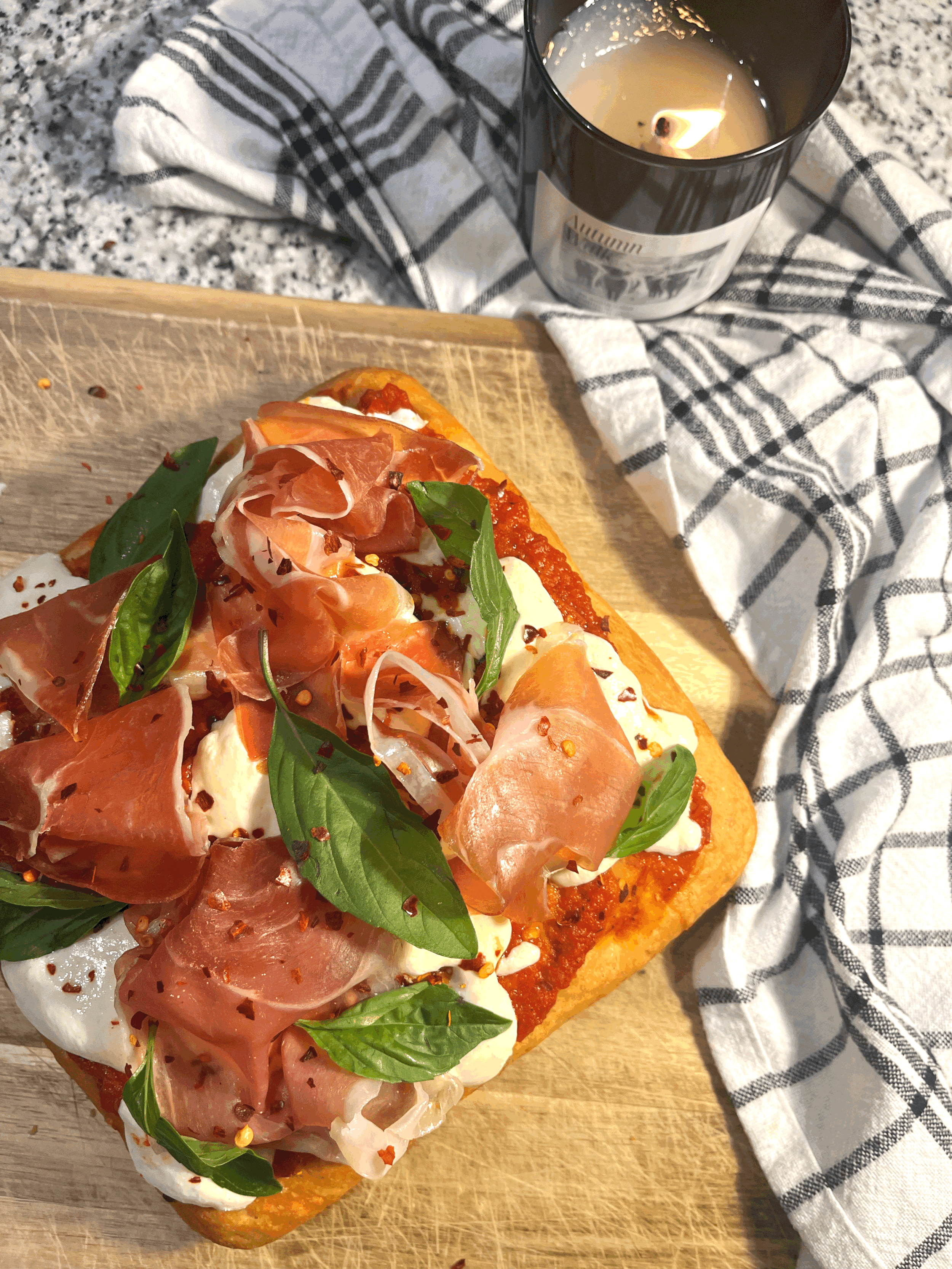 Spicy Prosciutto Focaccia  