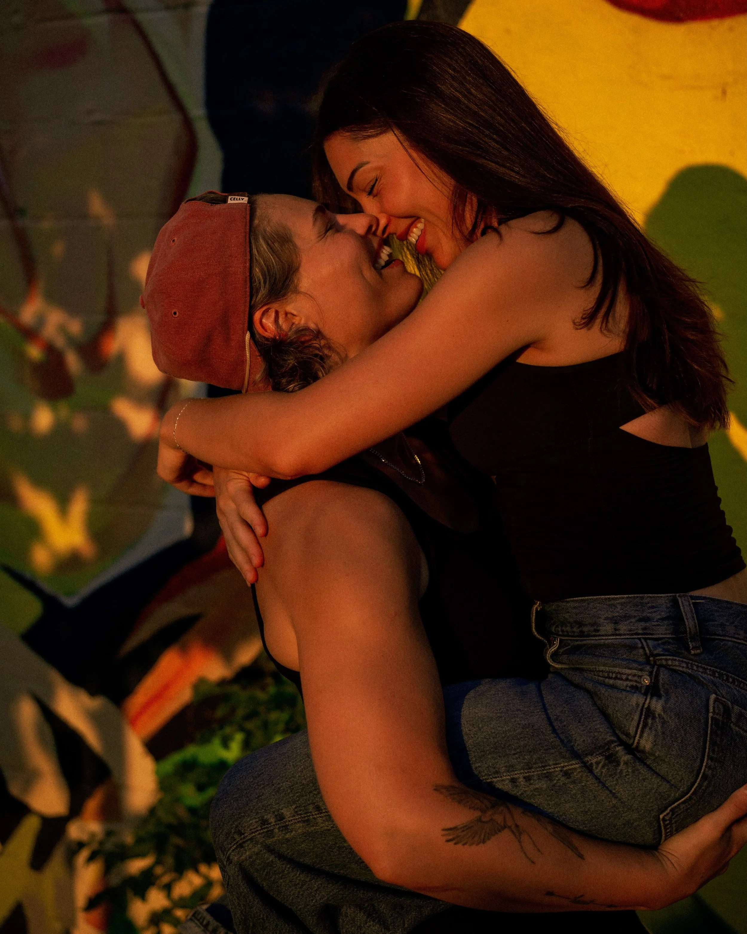 PEOPLE KISSING X CATH DUBOIS &amp; PASCALE 

Shot at @lenadiamtl for the @lovelettertok event 🏳️&zwj;⚧️🏳️&zwj;🌈