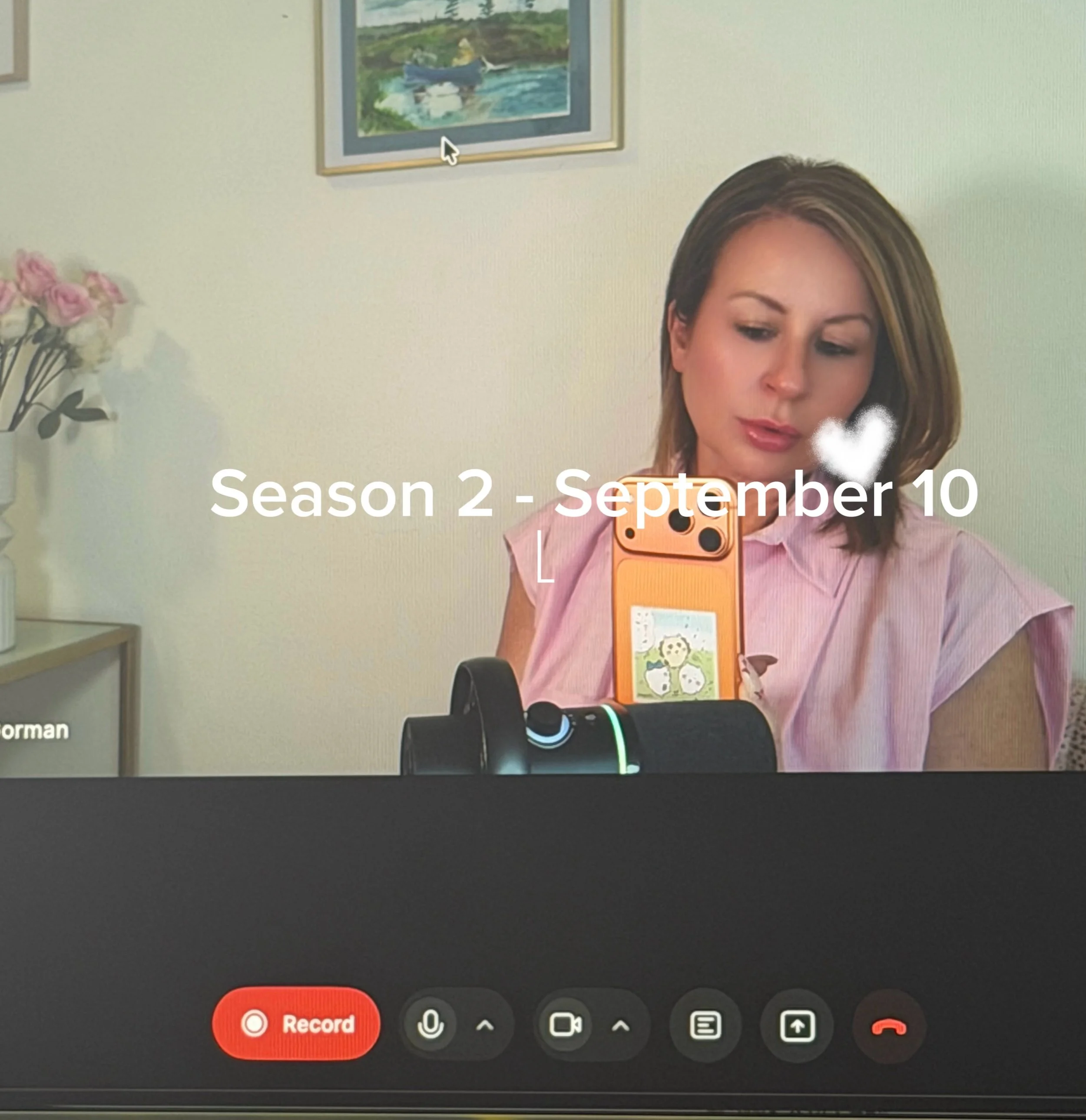 And&hellip; we&rsquo;re recording. 🌸💕

Held &amp; Becoming &mdash; Into Your Power returns Thursday, September 10.

Season 2 is taking us deeper into the action phase of this journey. We&rsquo;ll be exploring the tools and systems that are essentia