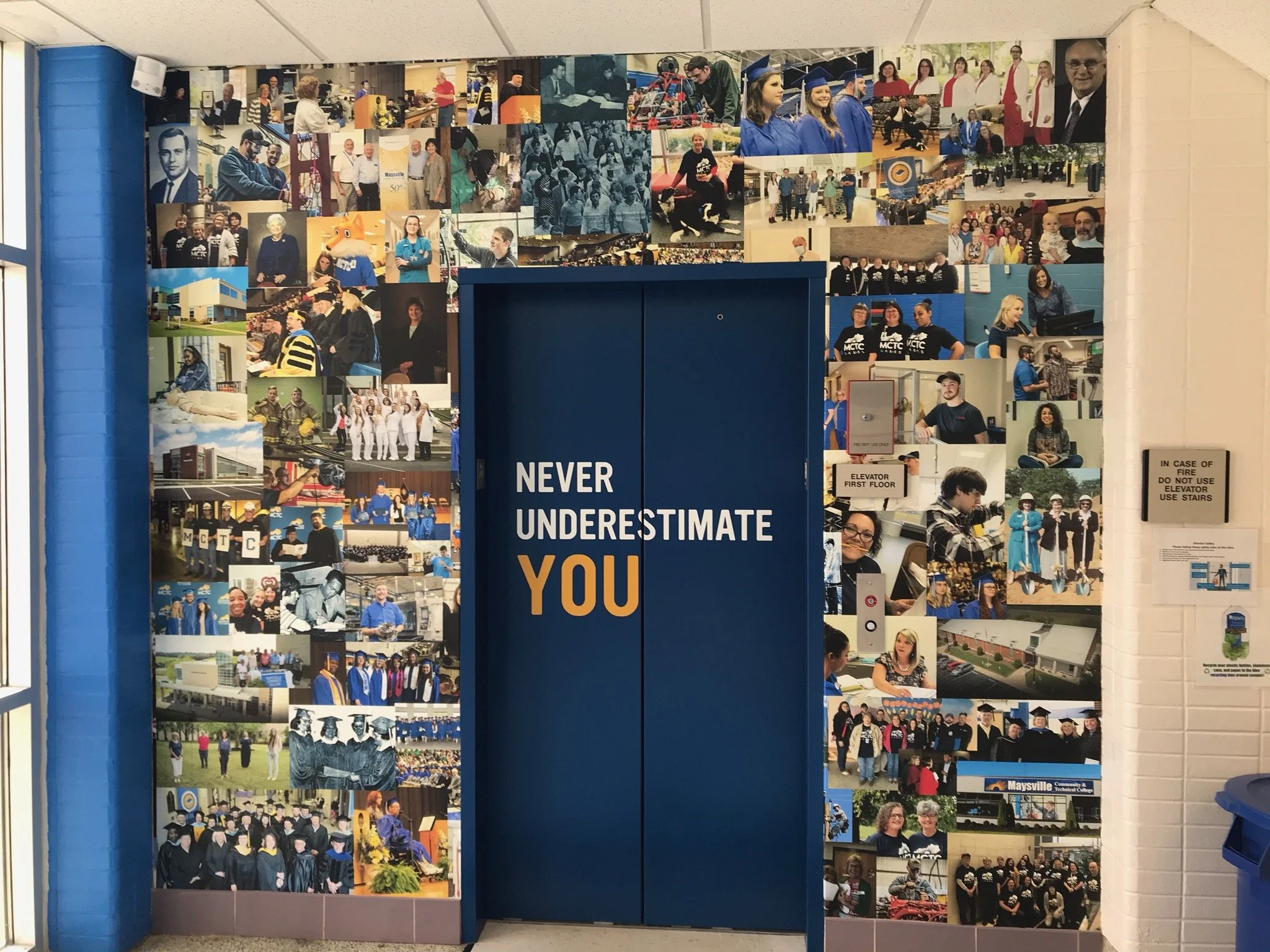 Elevator Door and Wall Wrap