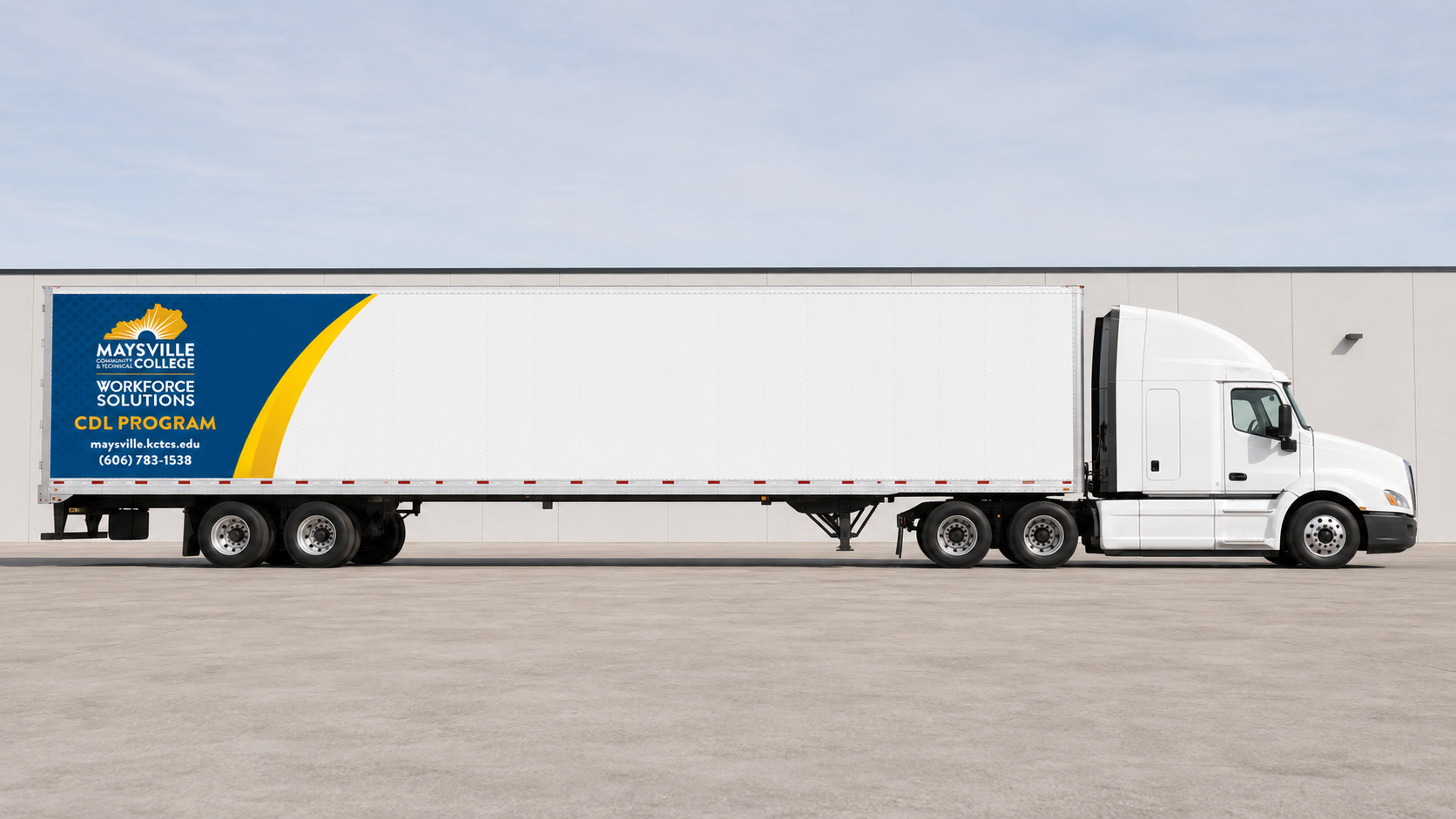 Mock-up of CDL Trailer Wrap