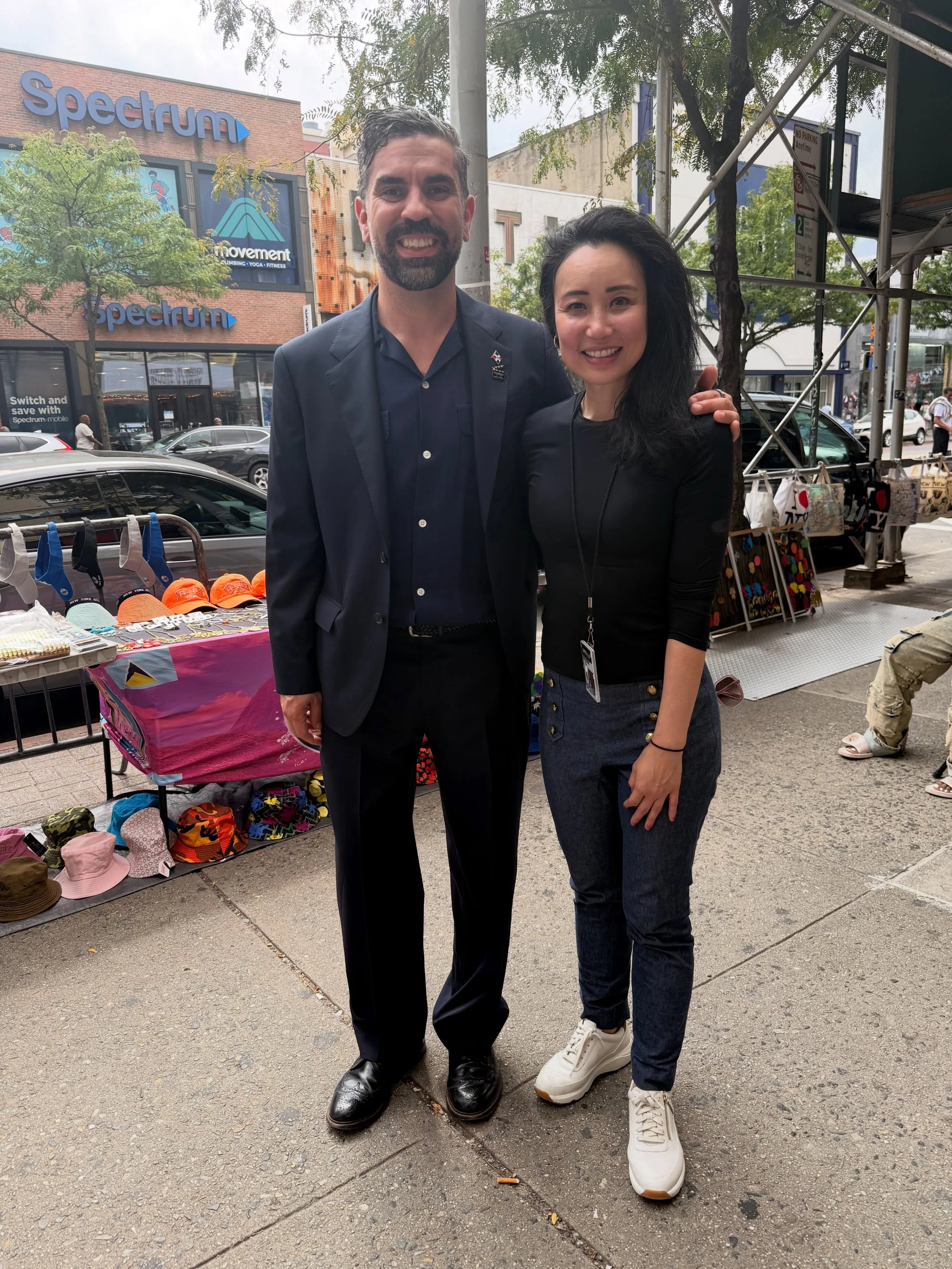 Amazing to meet @rlespinal who is such an advocate for NY Film, Theater and Content in Harlem today at the @apollotheater.  Love working with the Apollo crew 🫶🏻✨.
