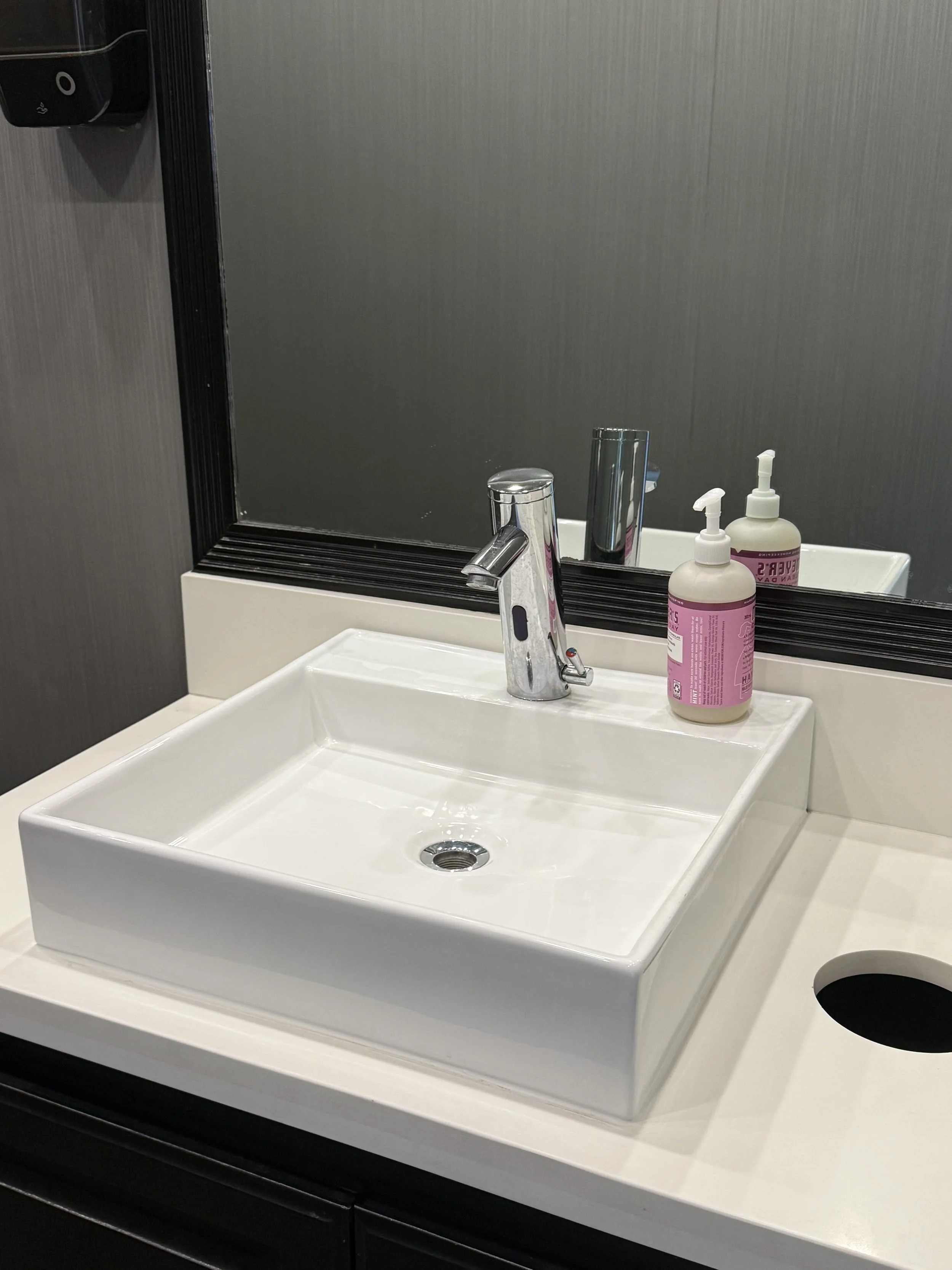 Restroom Trailer Sink Detail