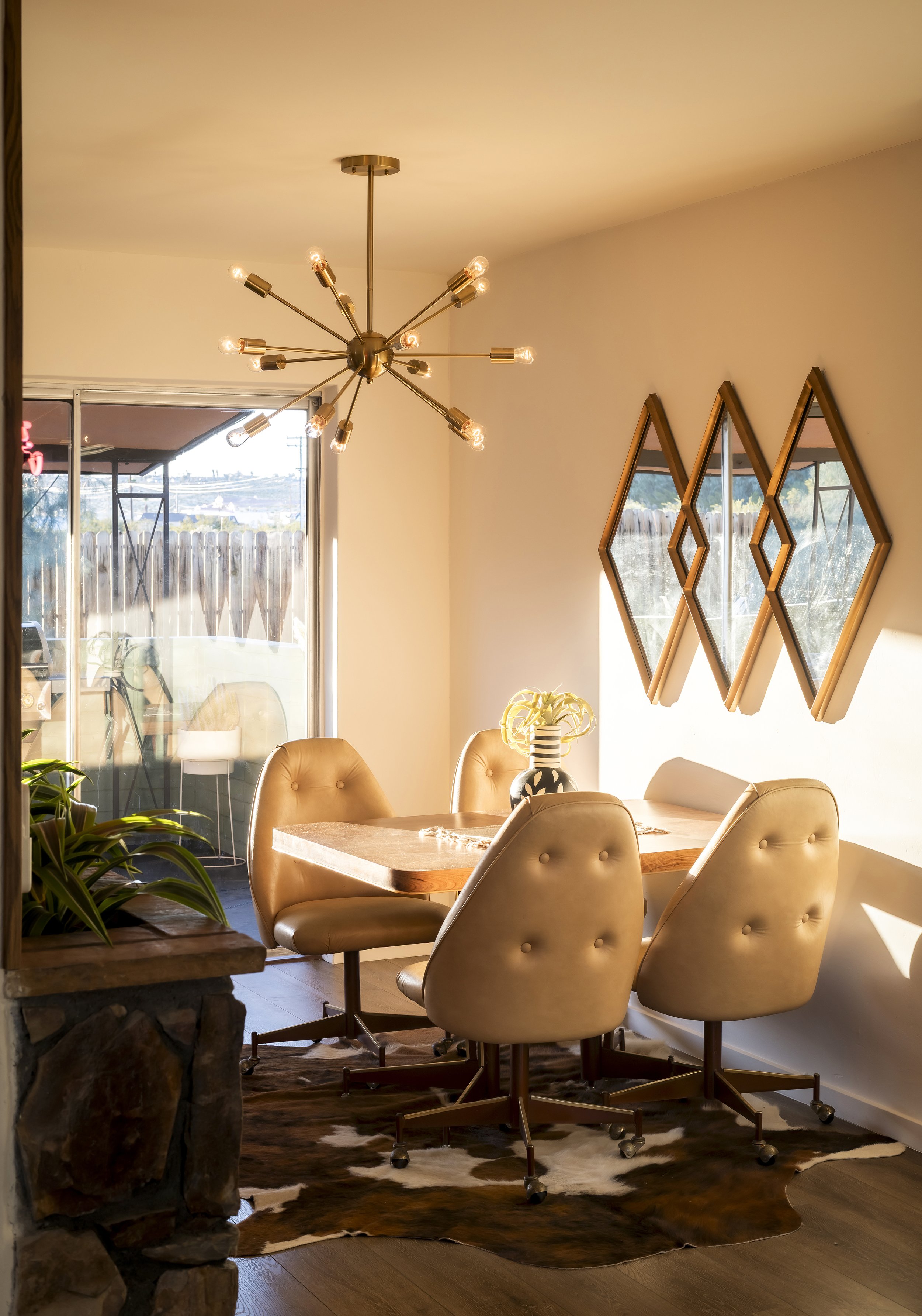 vintage mid century desert home inspo