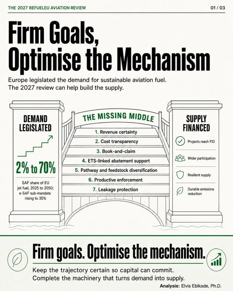 Firm Goals, Optimise the Mechanism: What the 2027 ReFuelEU Review Can Build