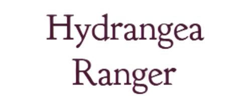 The words "Hydrangea Ranger" in purple text.