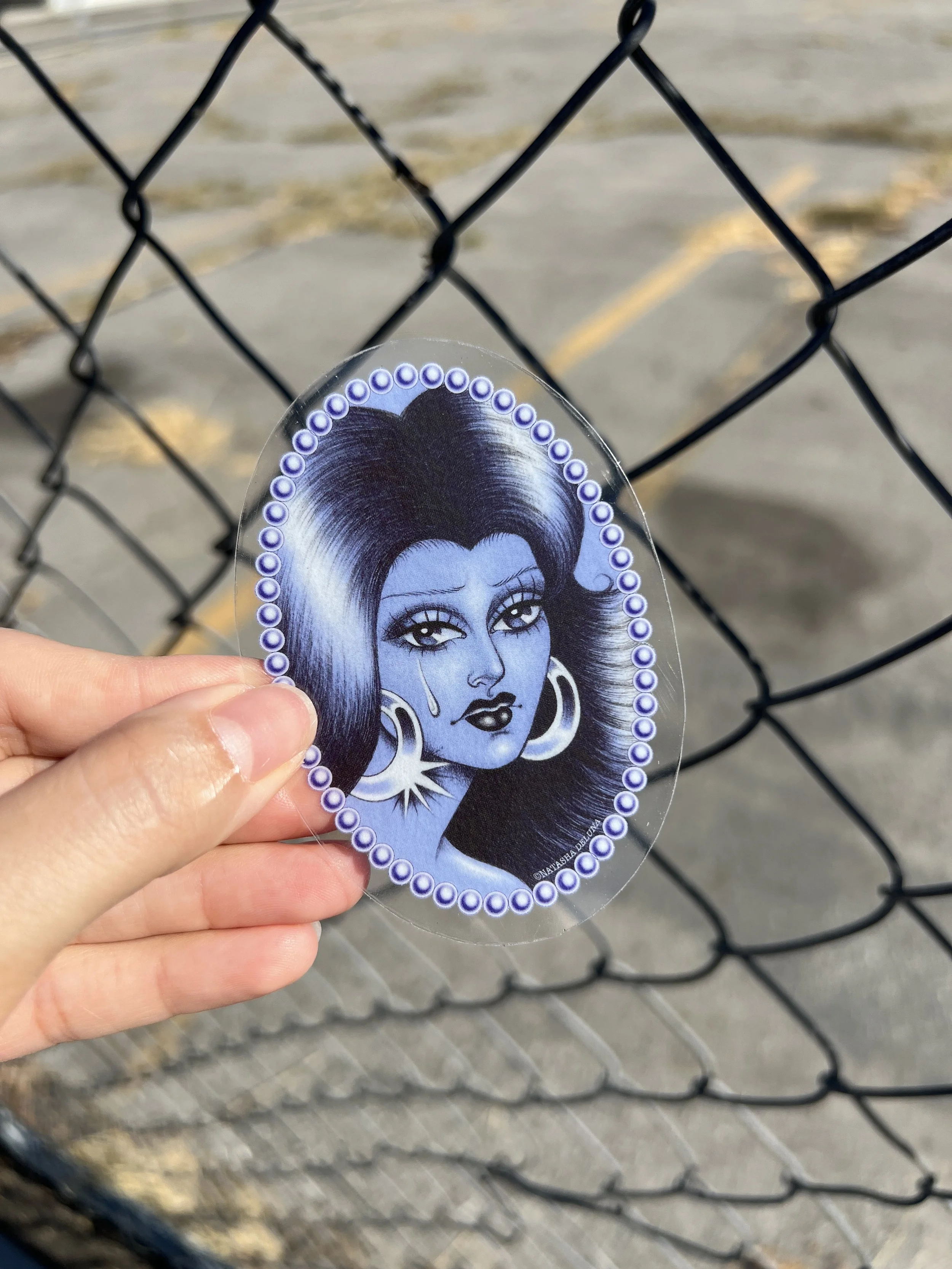 Sad Girl Sticker