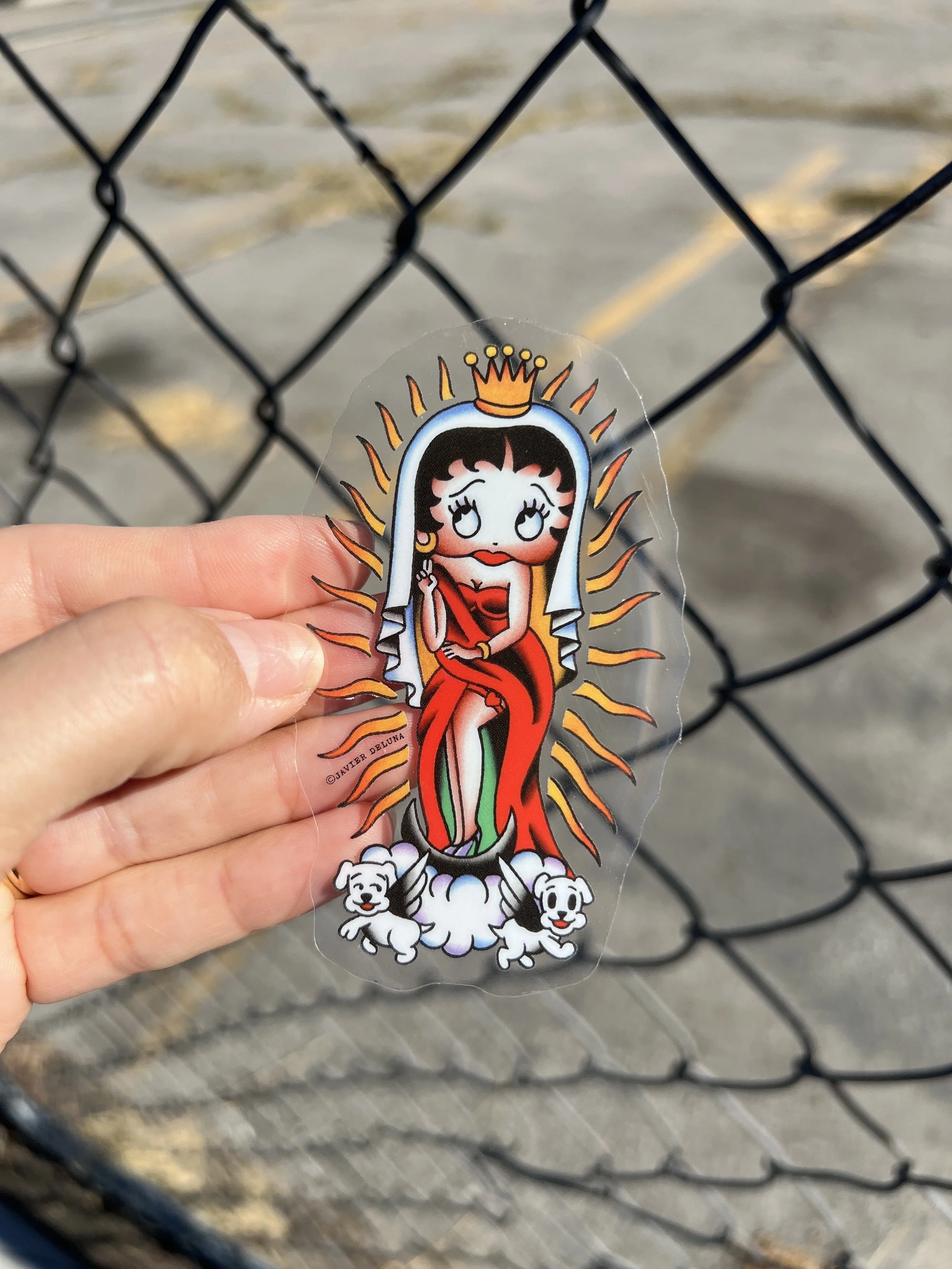 Virgen Boop Sticker
