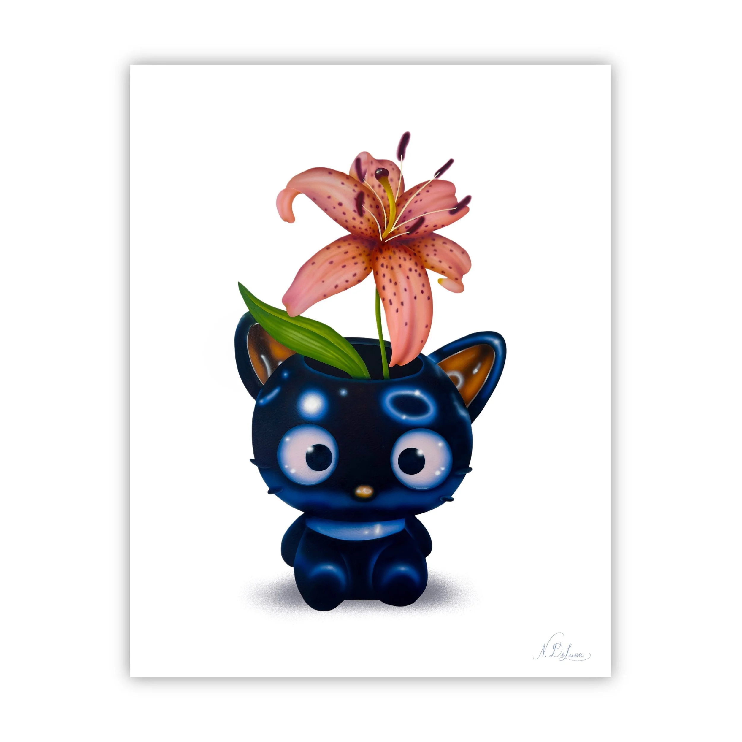 Black Cat - Art Print